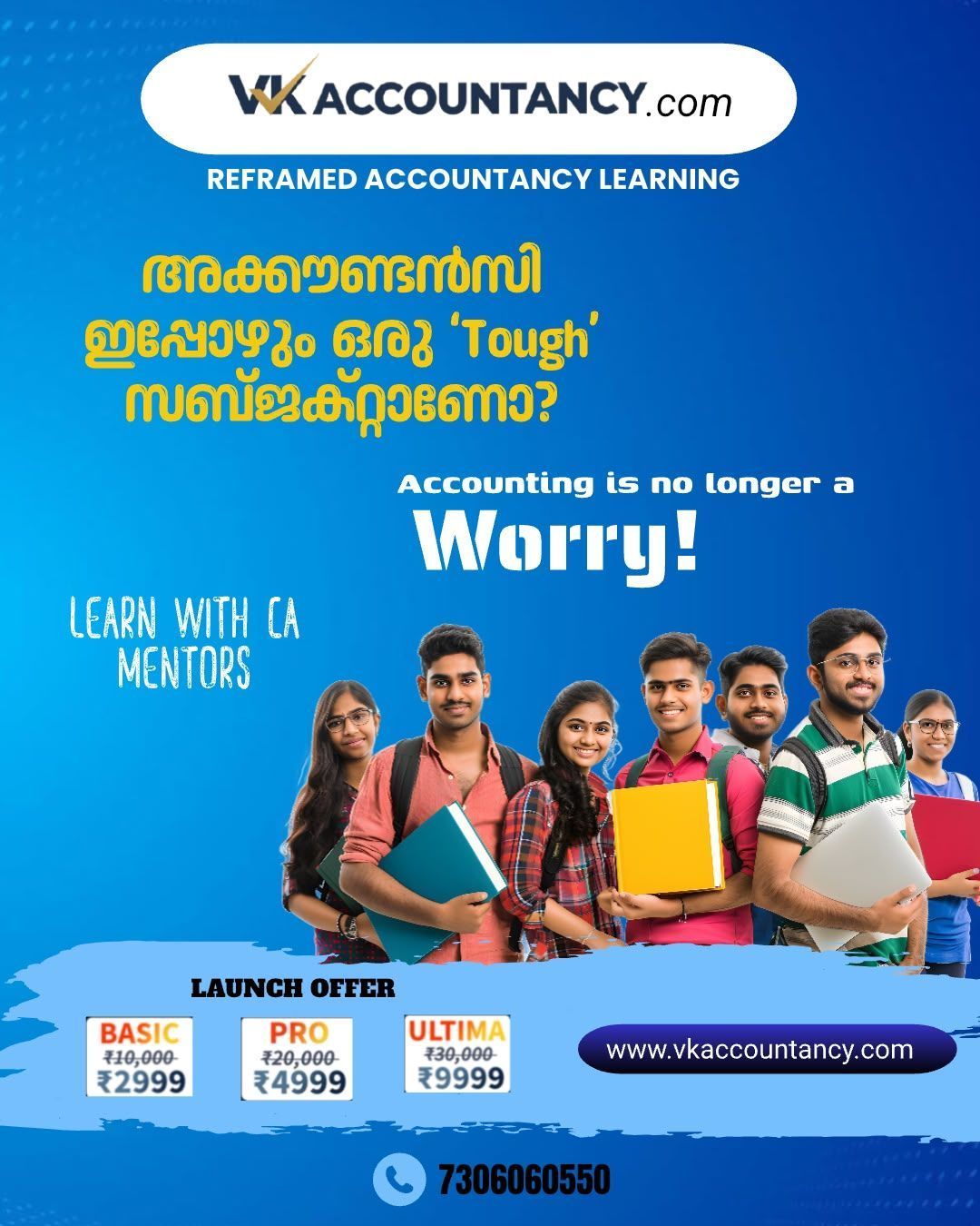 Vk Accountancy Facebook ad: Chat with us