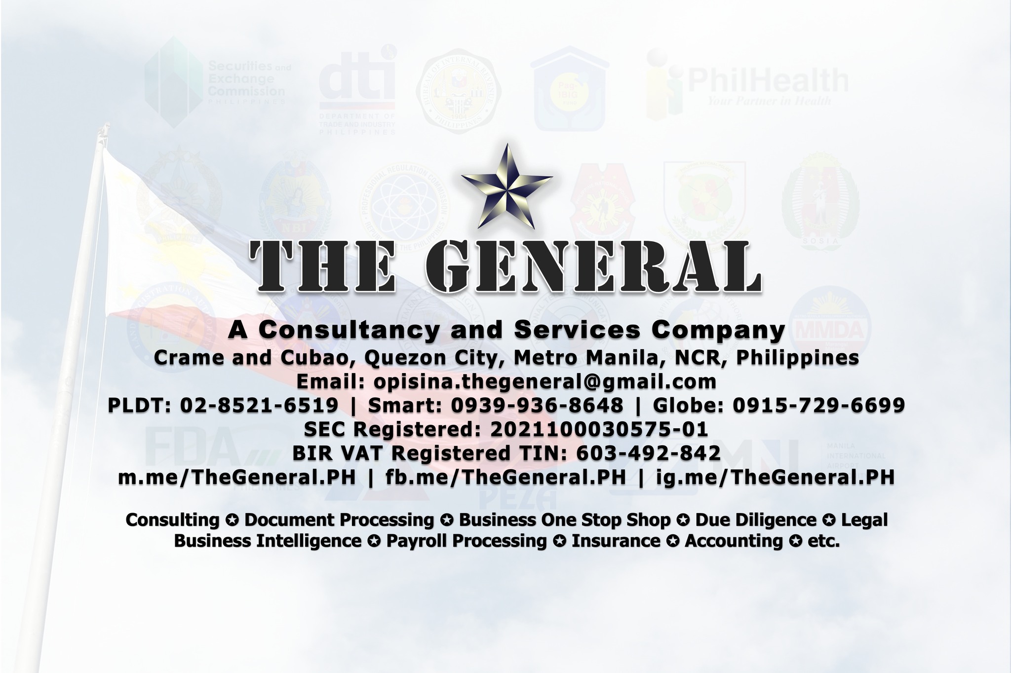 THE GENERAL Facebook ad
