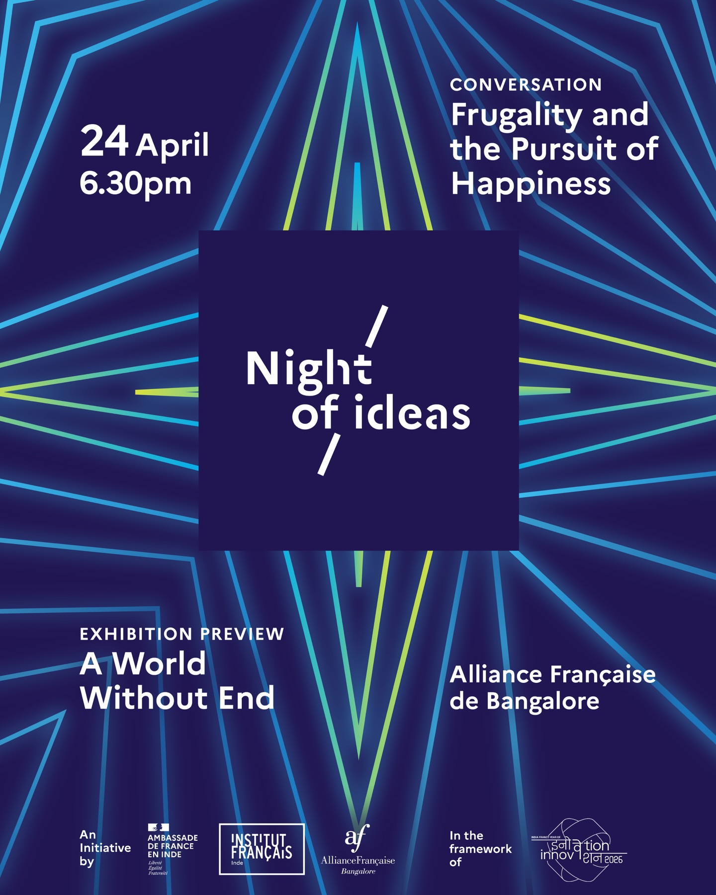 French Institute in India Facebook ad: Ideas that inspire.