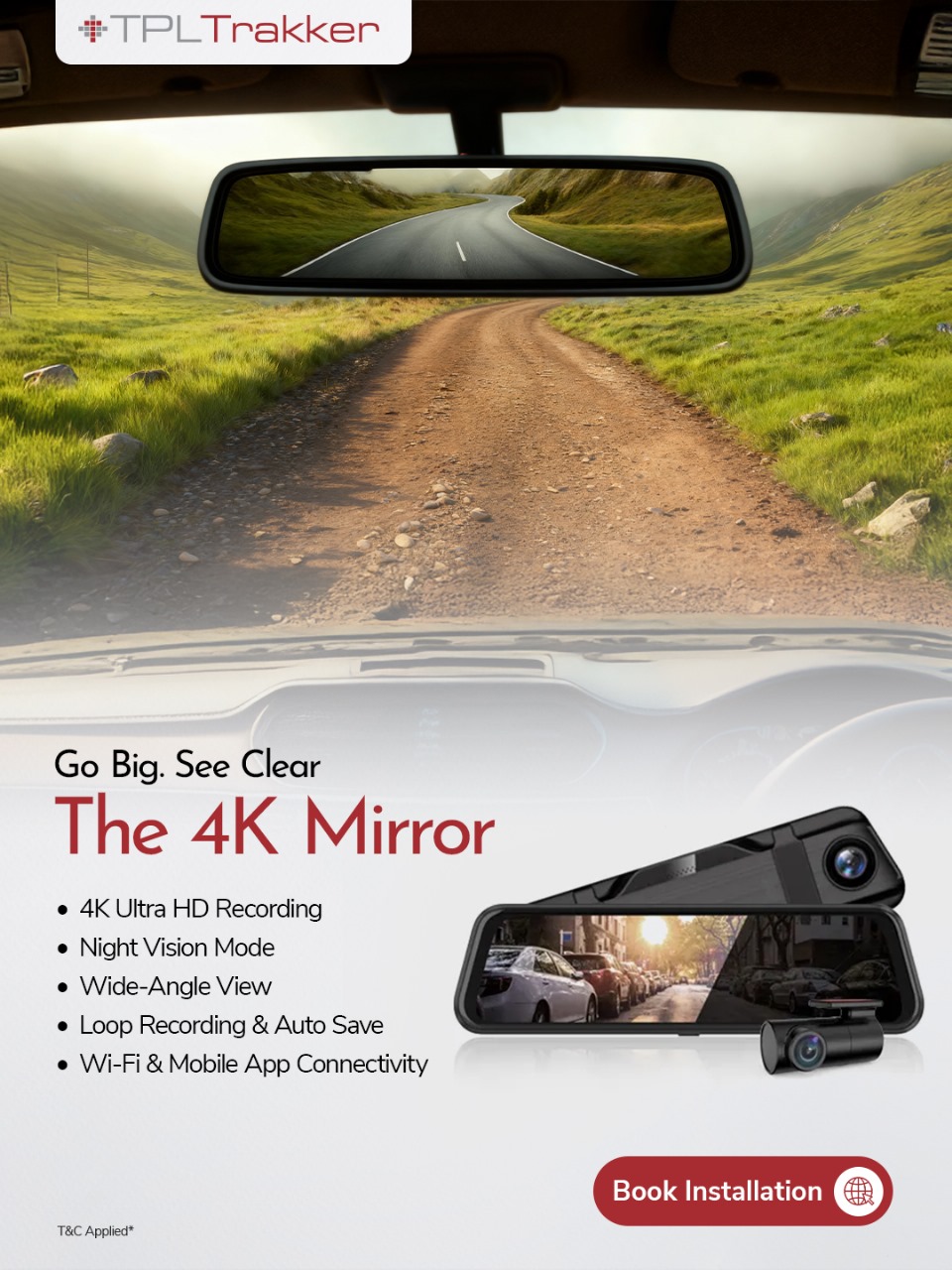 TPL Trakker Ltd. Facebook ad from Oct 8, 2025
