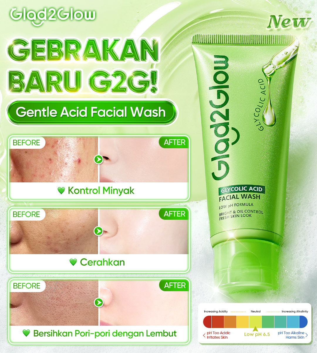 Glad 2 Glow.Indonesia  Facebook ad