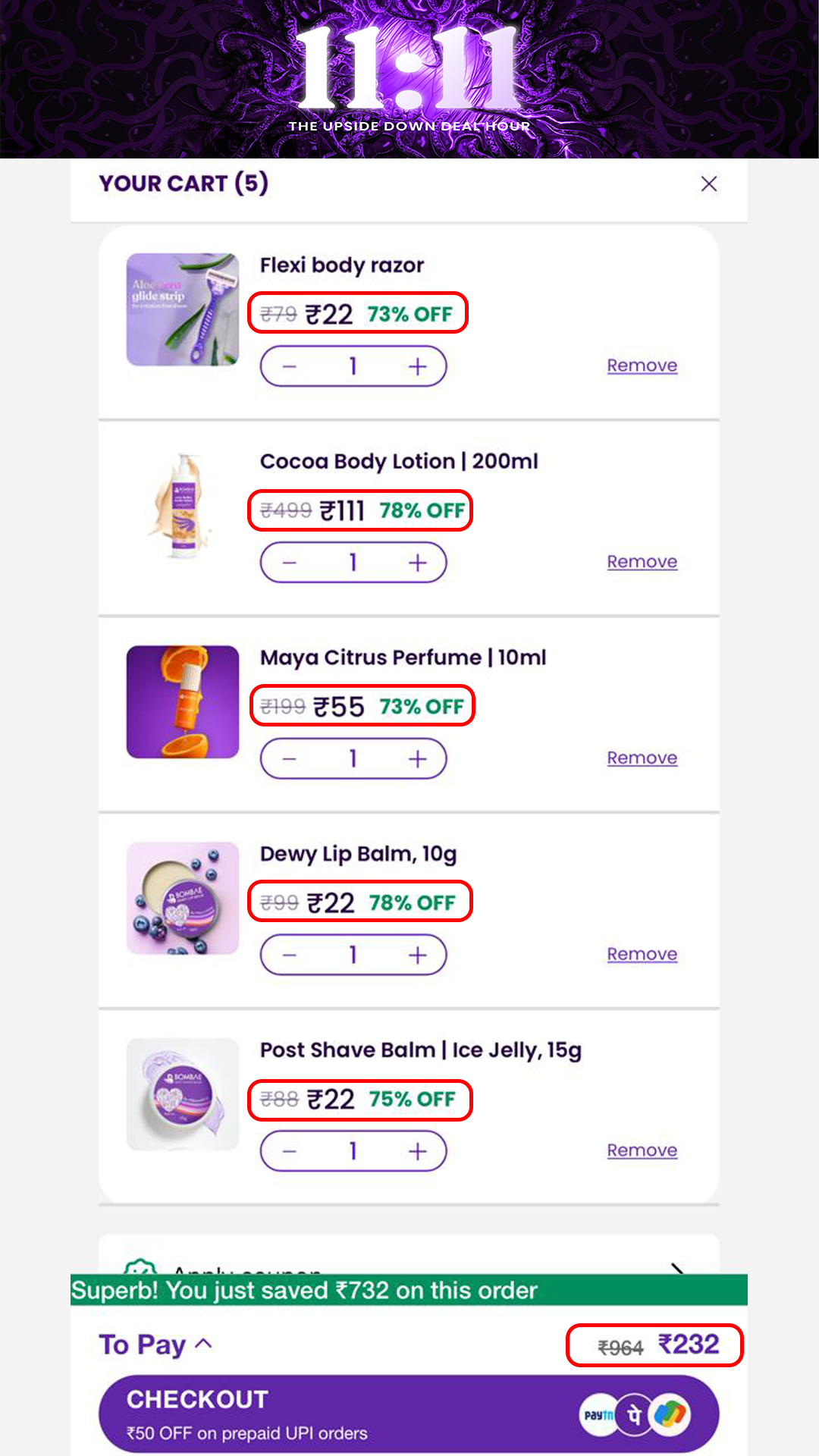 Bombae by Bombay Shaving Company Facebook ad