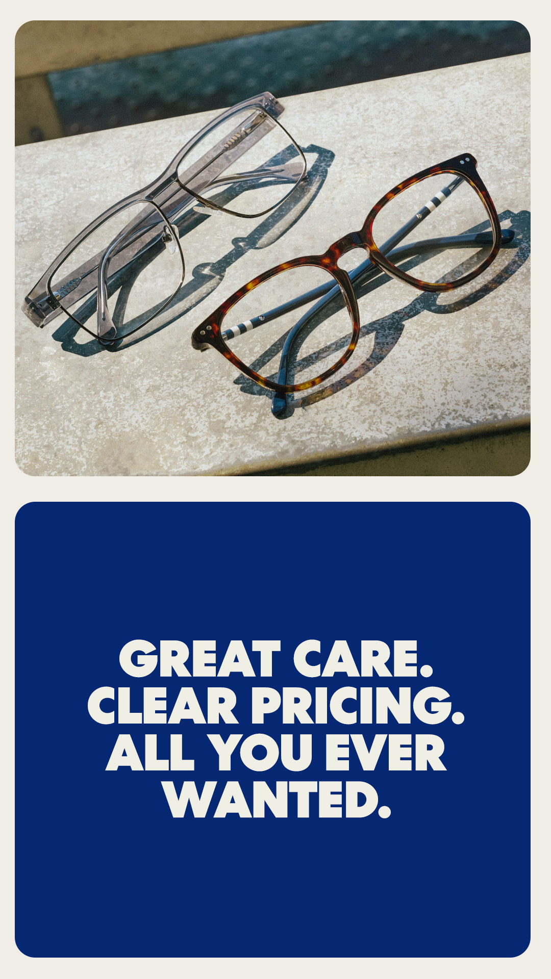 America's Best Eyecare + Eyewear Facebook ad