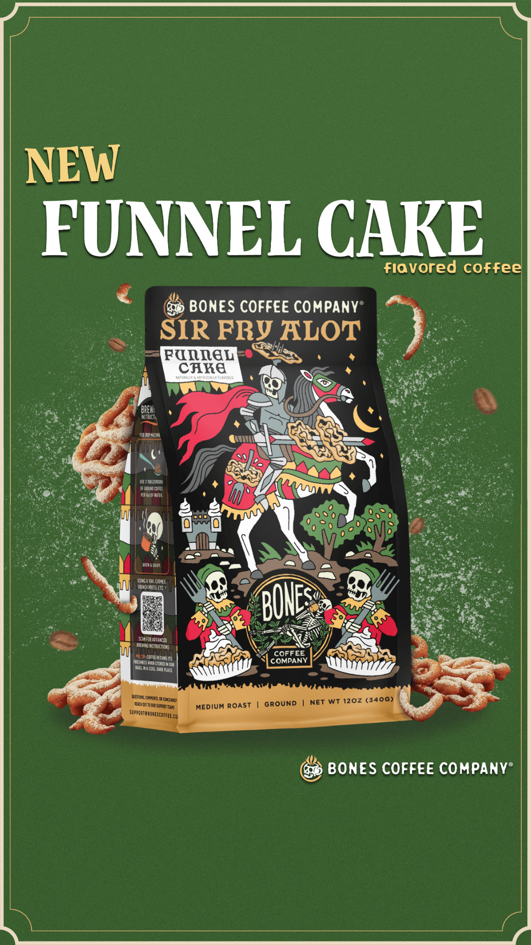 Bones Coffee Company Facebook ad
