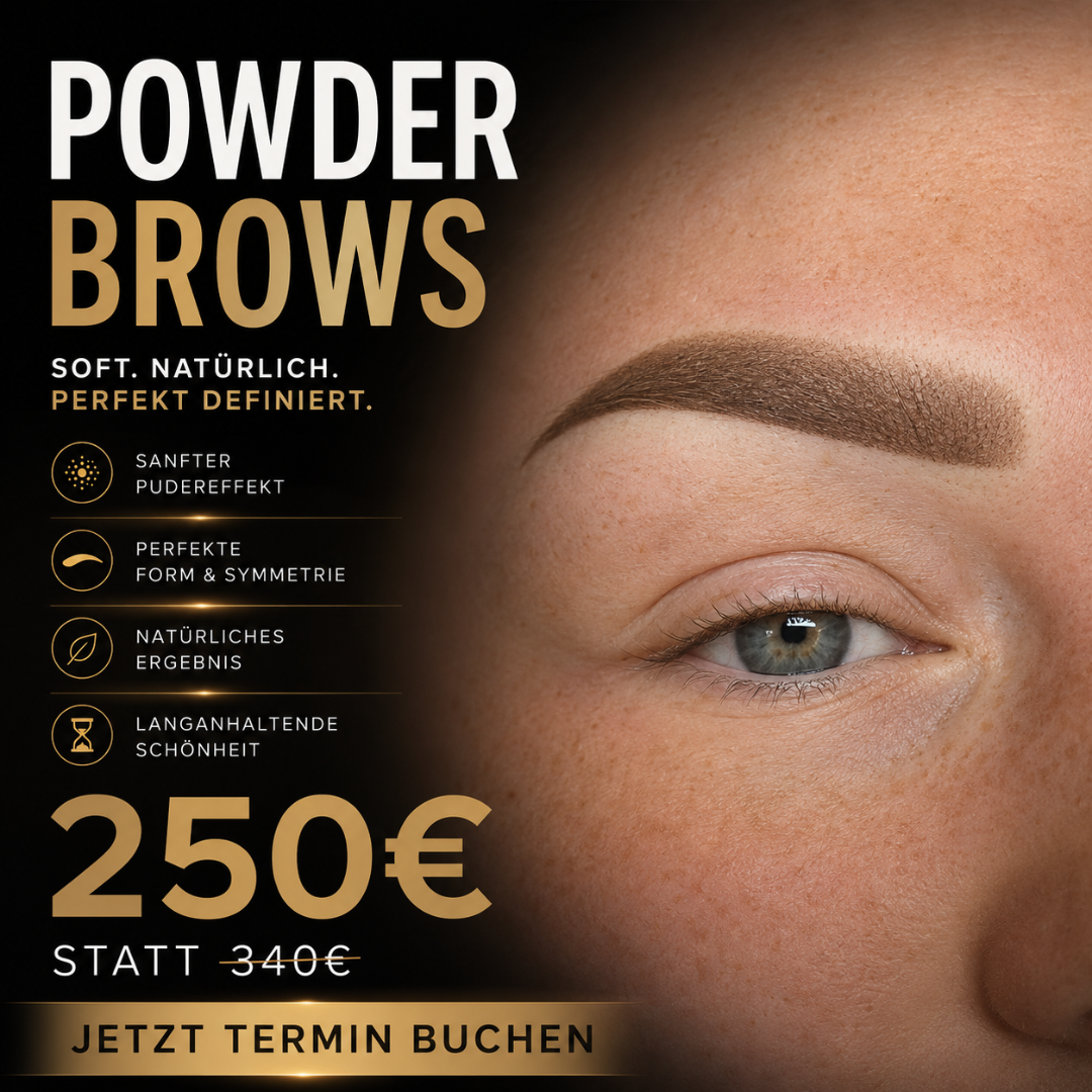Permanent beauty by Viktoriia Facebook ad: EXKLUSIV IN LEIPZIG: POWDERBROWS