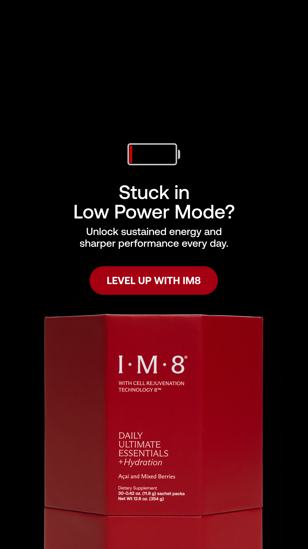 IM8 Health Facebook ad