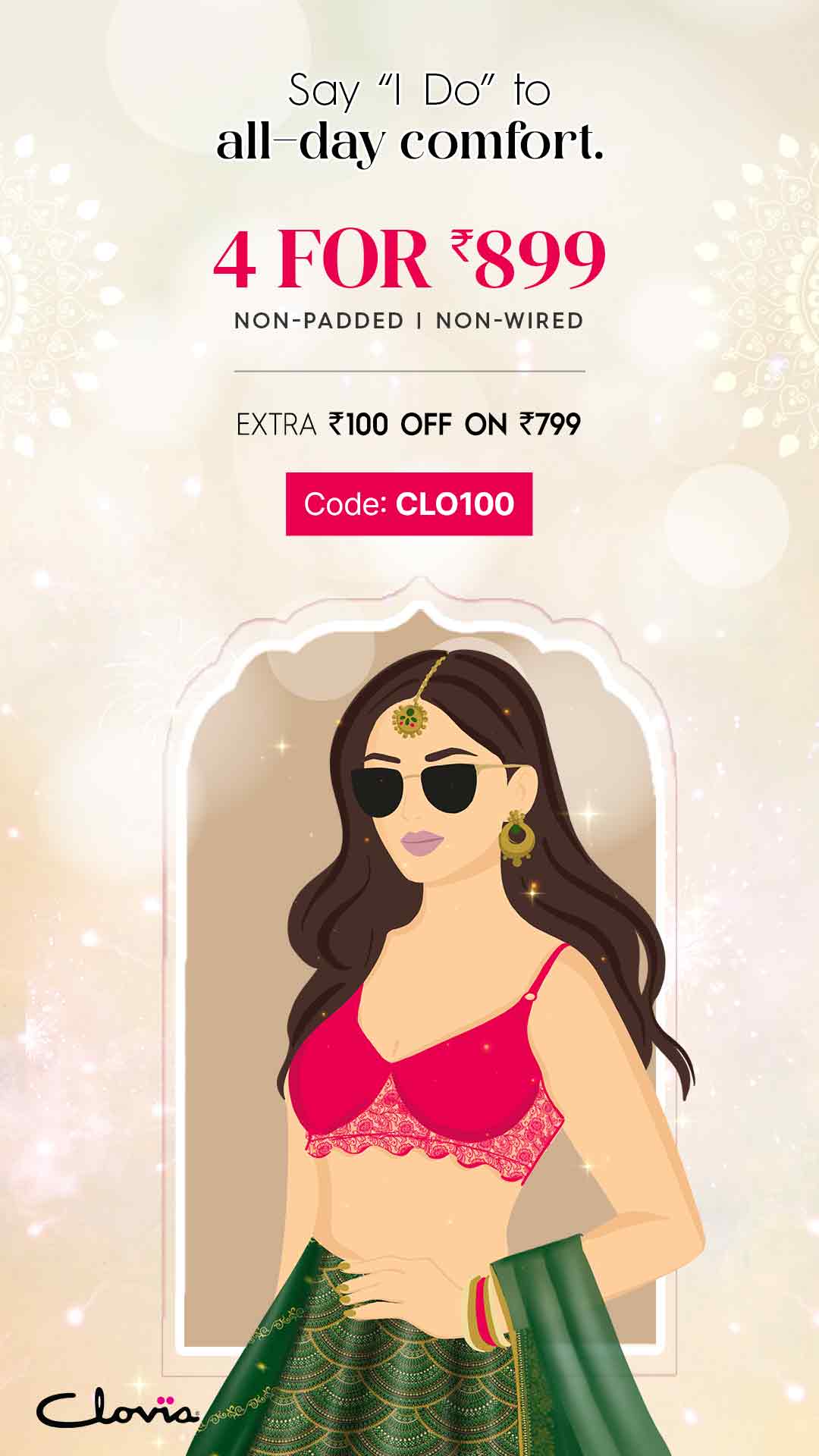 Clovia Facebook ad