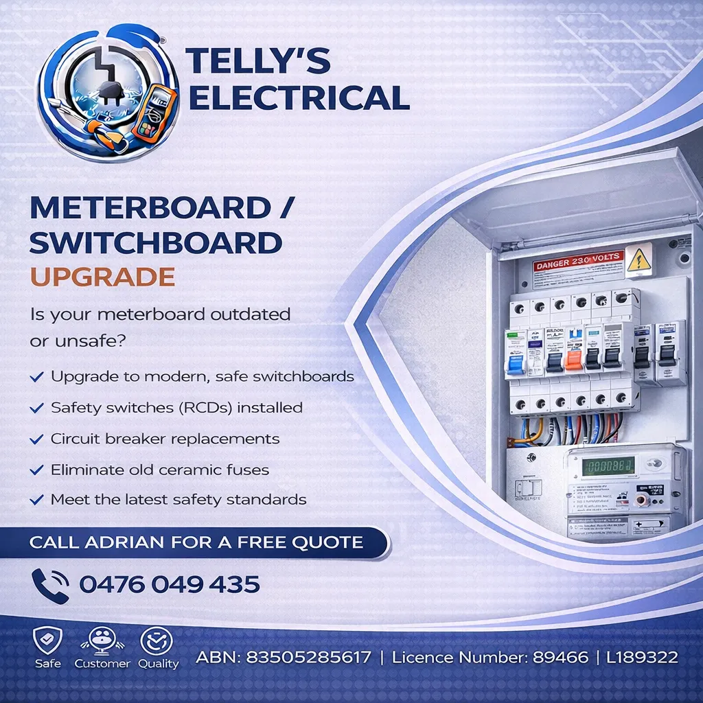 Telly's Electrical Maintenance Facebook ad