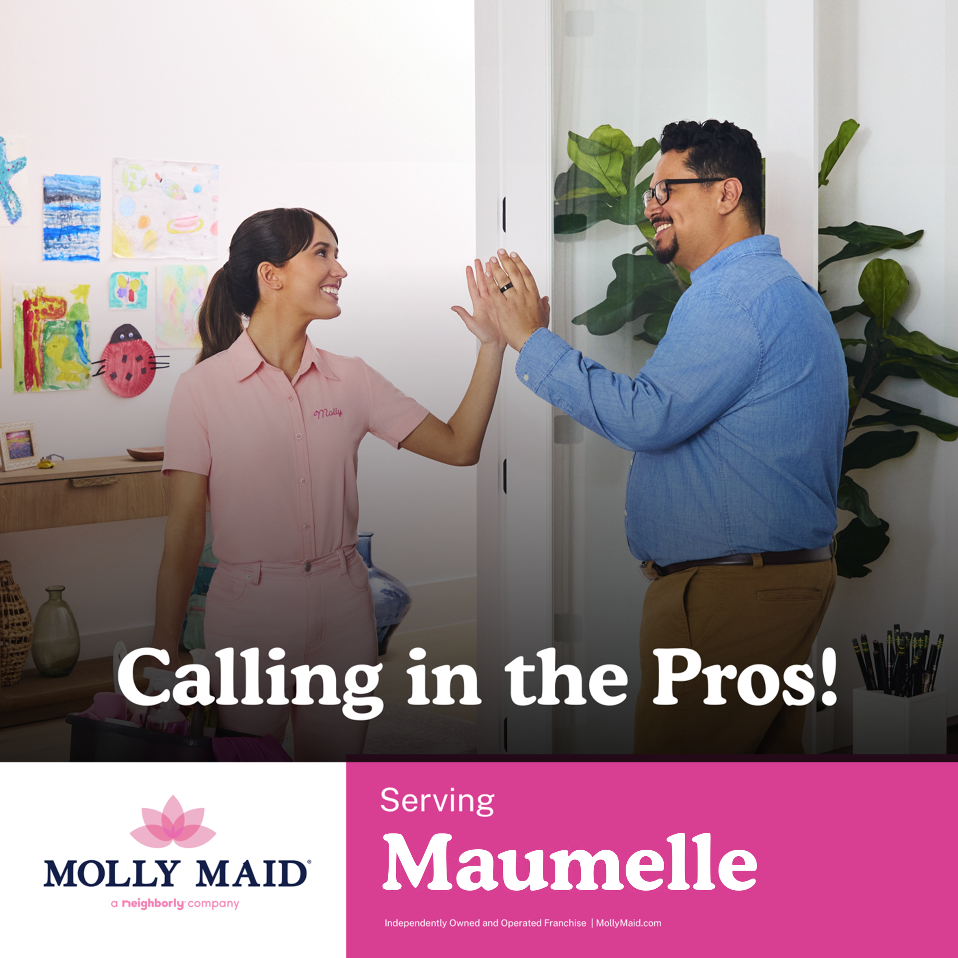 MOLLY MAID of Greater Little Rock Facebook ad