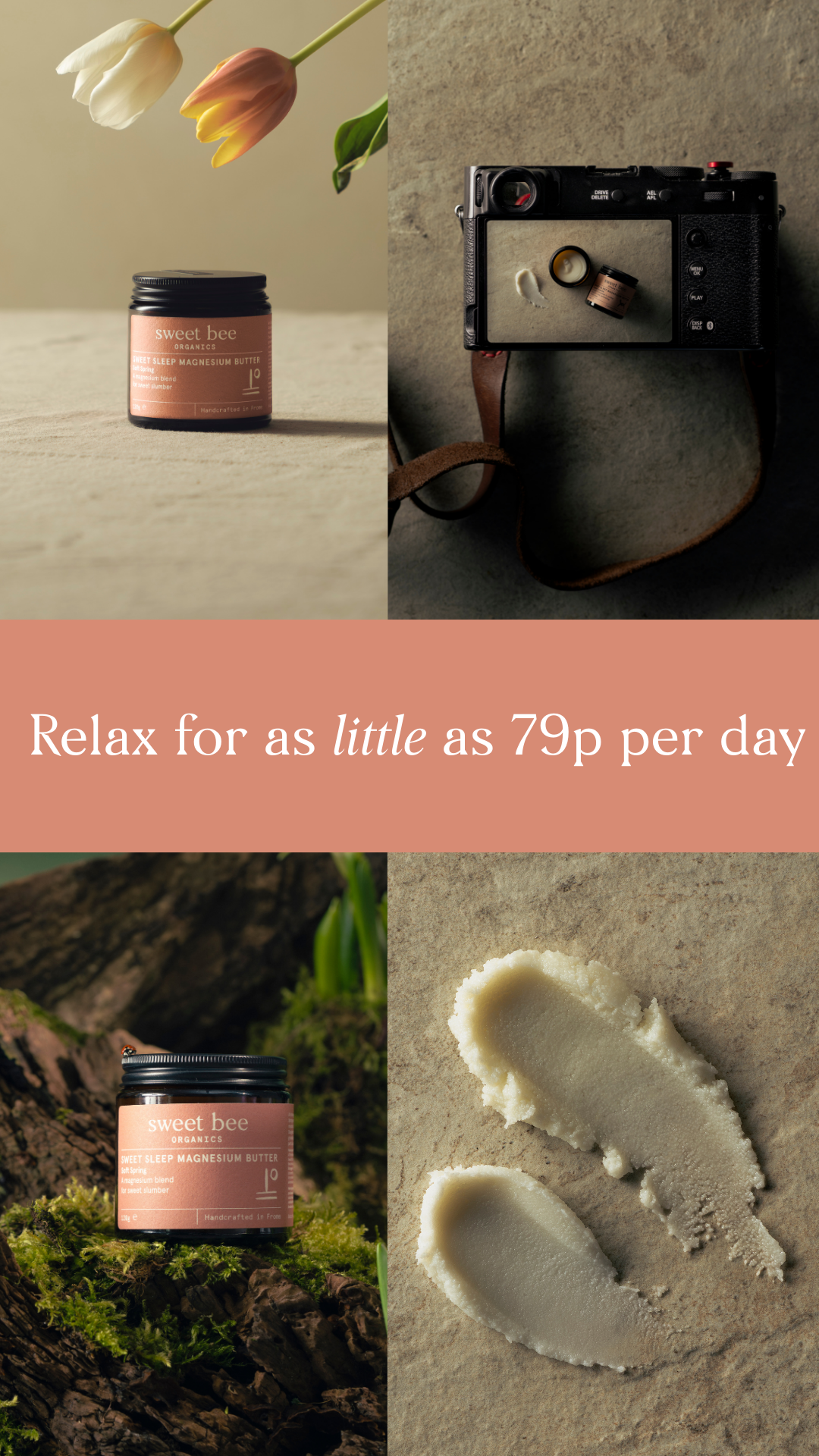 Sweet Bee Organics Facebook ad