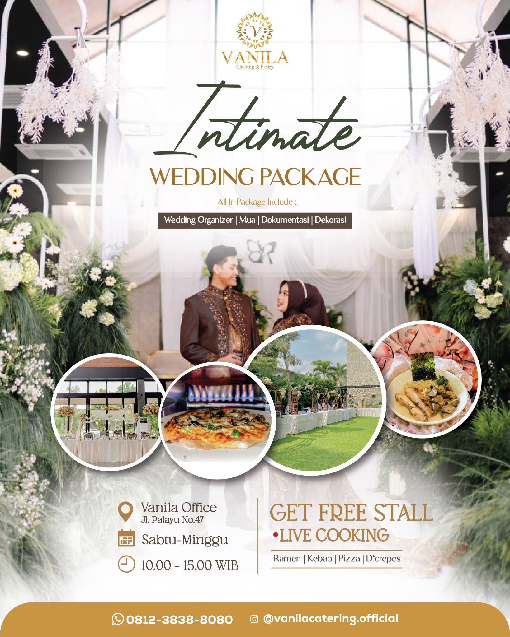 Vanila Catering Bogor Facebook ad: WEDDING INTIMATE PACKAGE