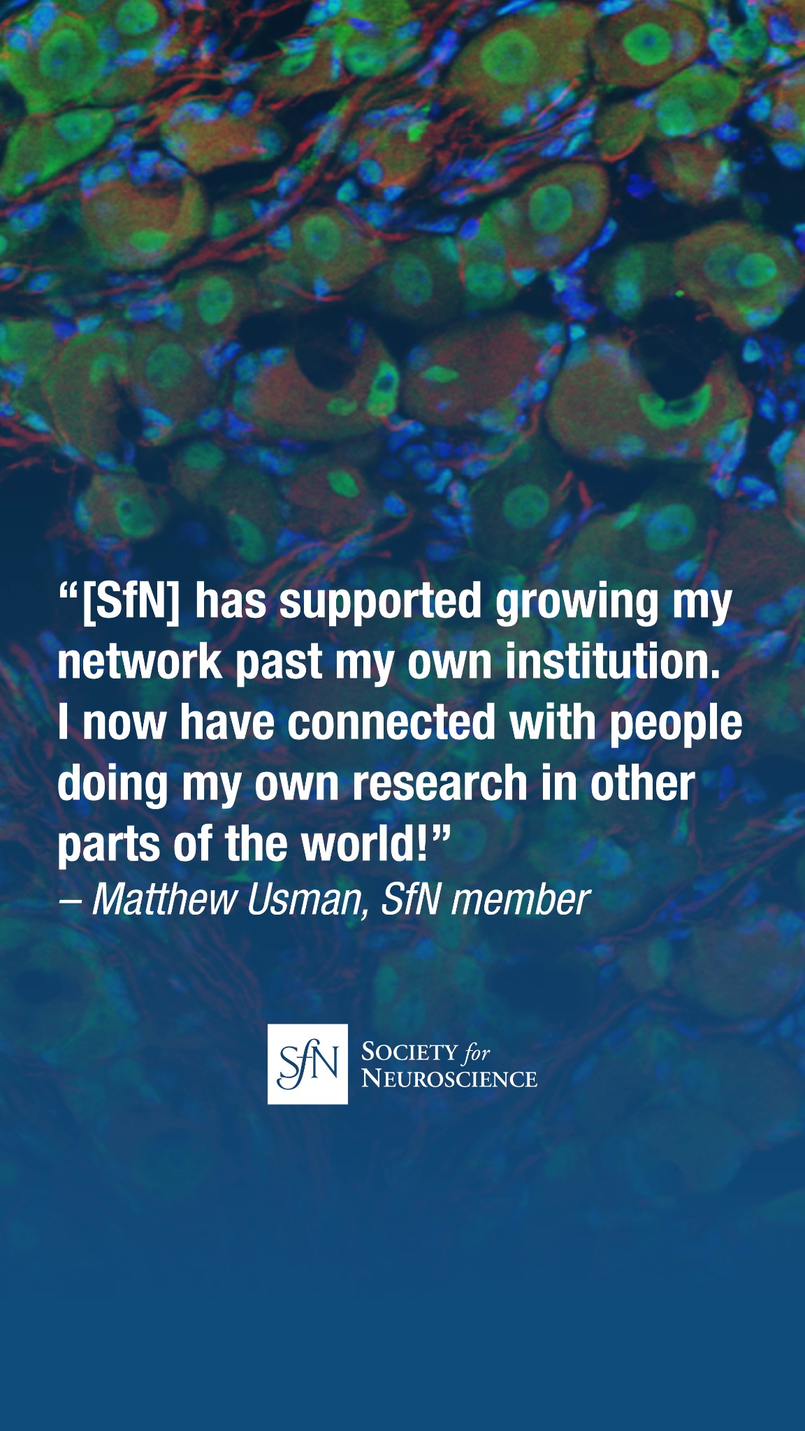Society for Neuroscience Facebook ad from Mar 20, 2026