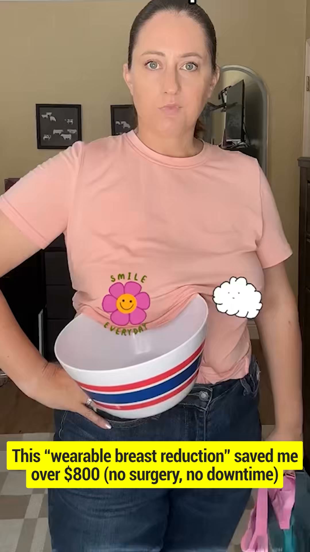 Body & Bra Facebook ad: Designed for Larger Breasts