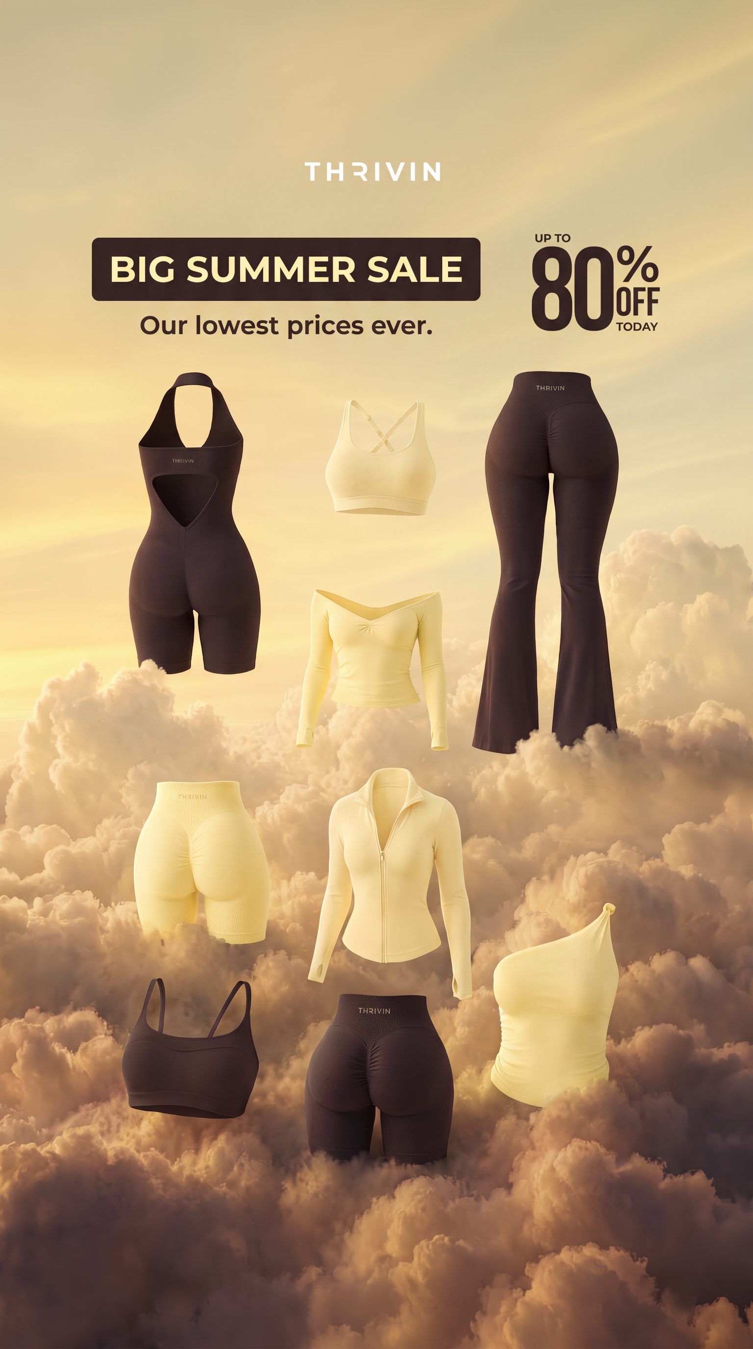 Thrivin Activewear Facebook ad