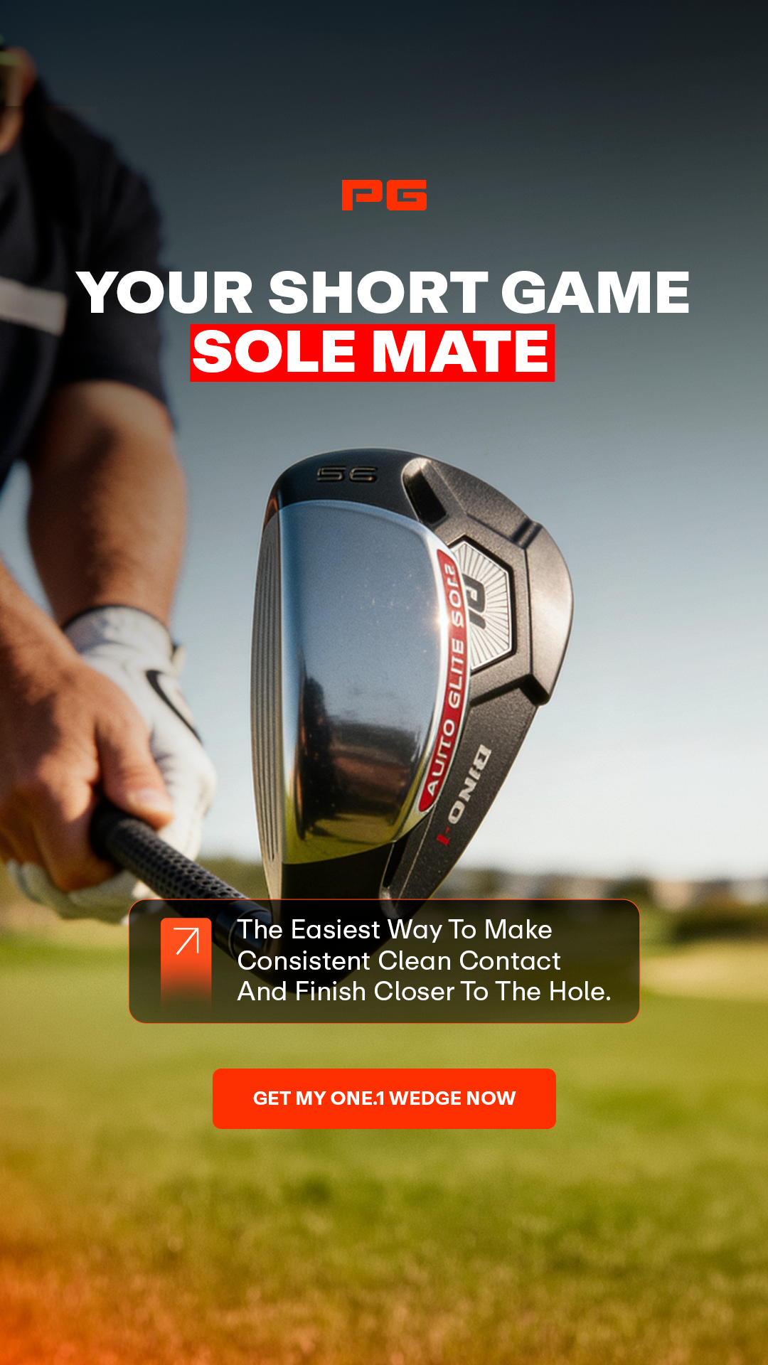 Performance Golf Facebook ad
