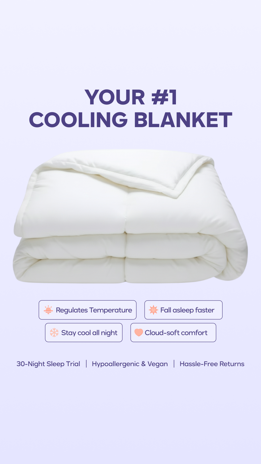 Mellow Comforters Facebook ad