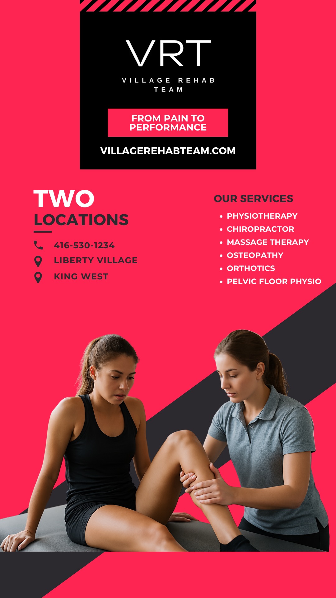 Village Rehab Team Facebook ad