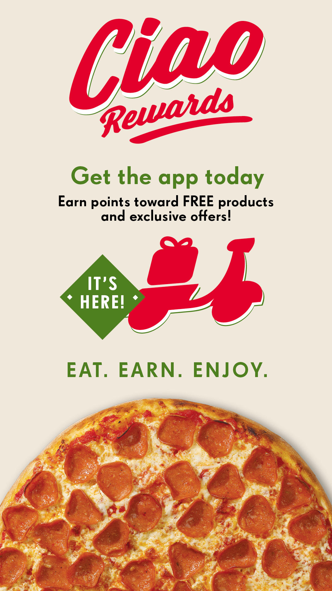 Pizza Nova Facebook ad from Aug 8, 2024