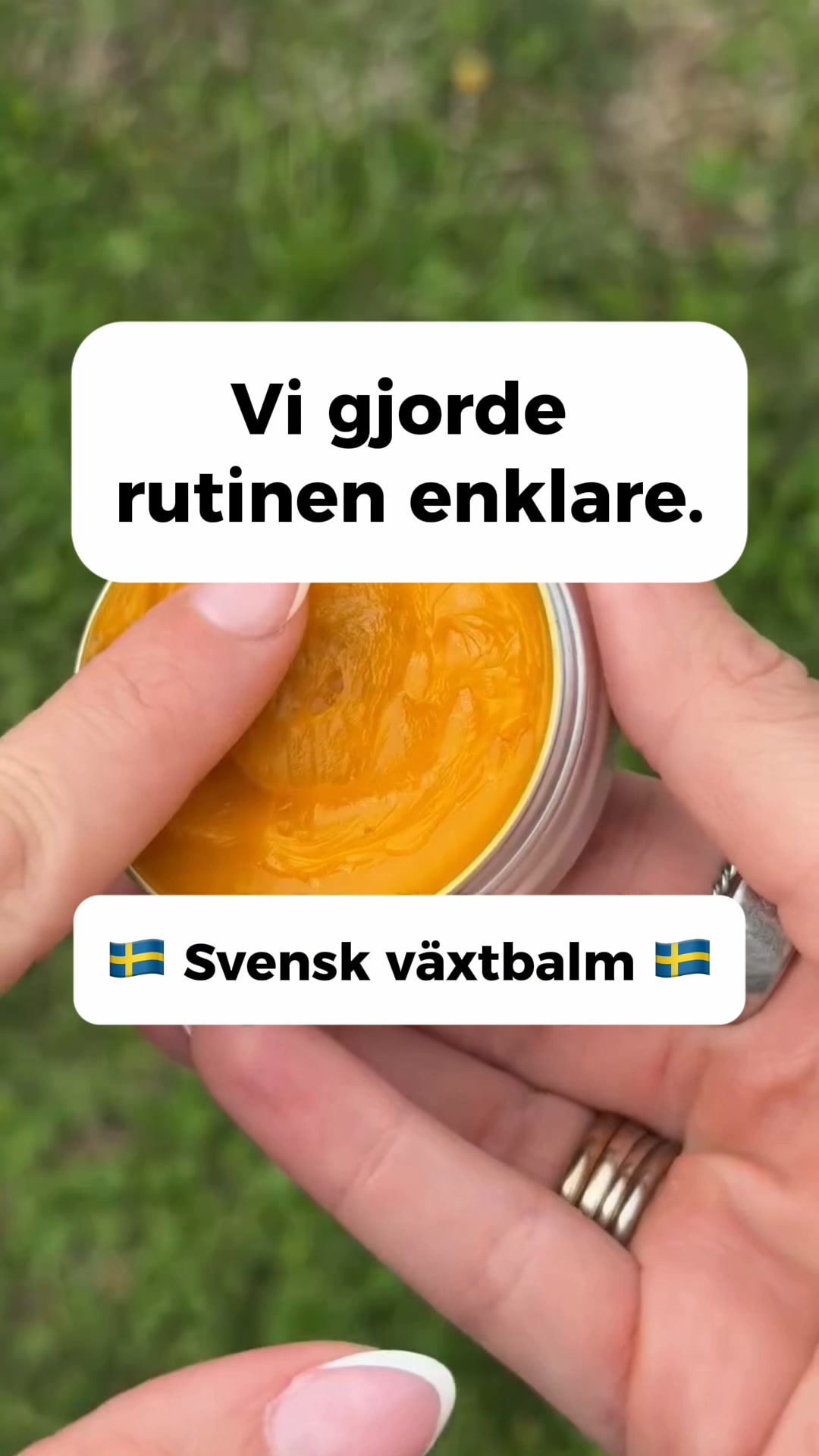 LovieBaby Facebook ad: Naturlig hudvård för akne