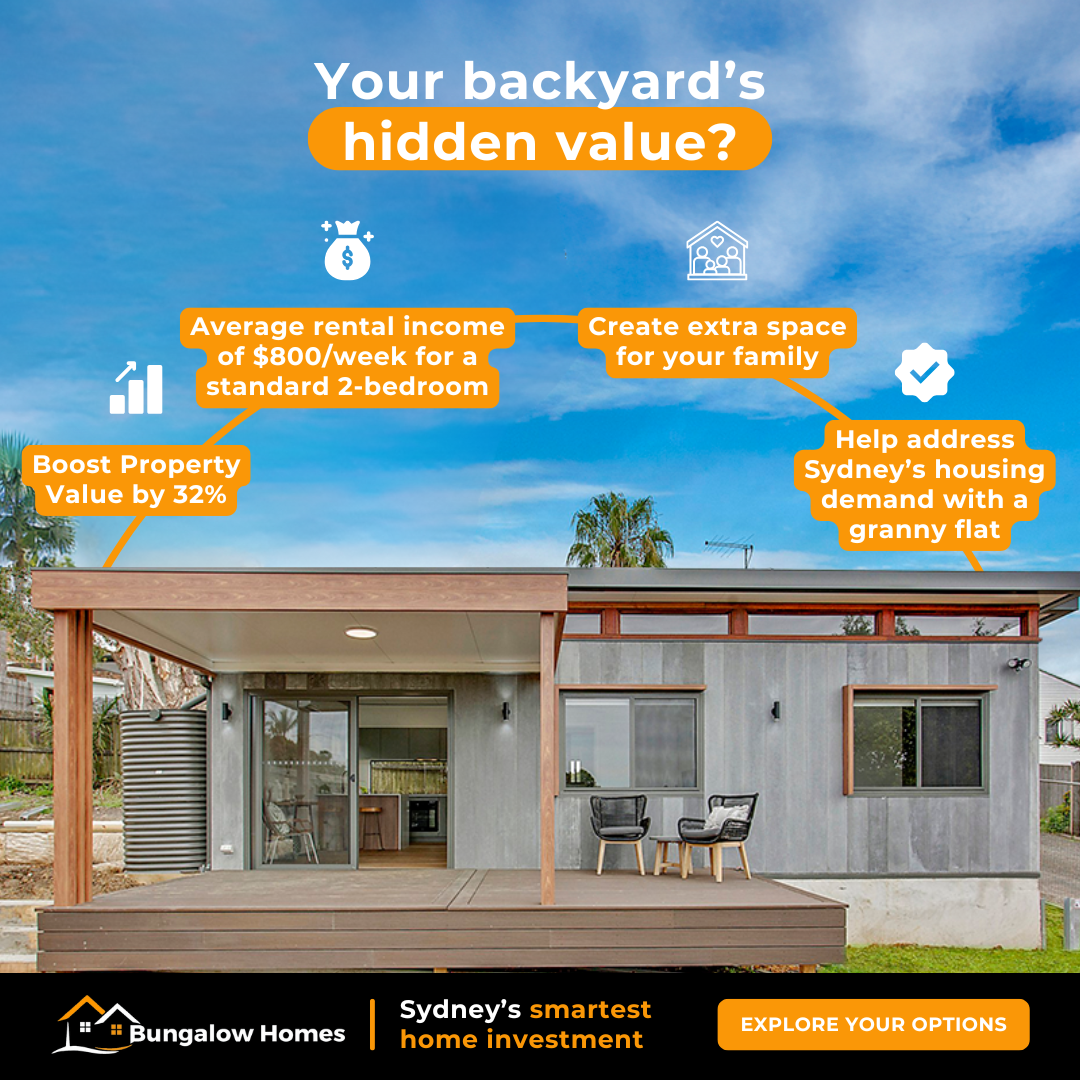 Bungalow Homes - Award-Winning Precision Crafted Granny Flats Facebook ad: Multi-Award Winning
