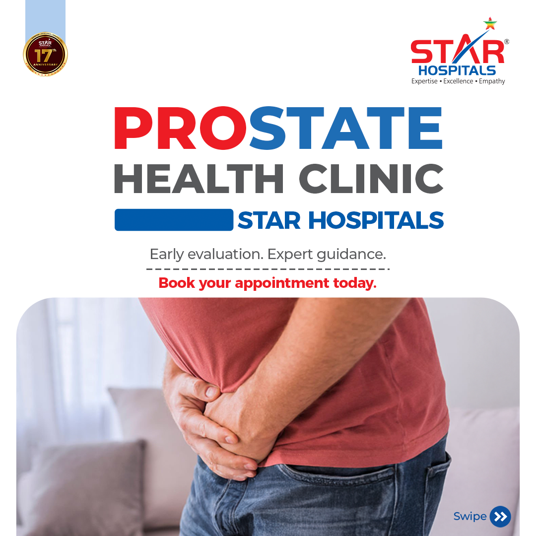 Star Hospitals Facebook ad: Frequent urination, weak urine flow, or difficulty emptying…