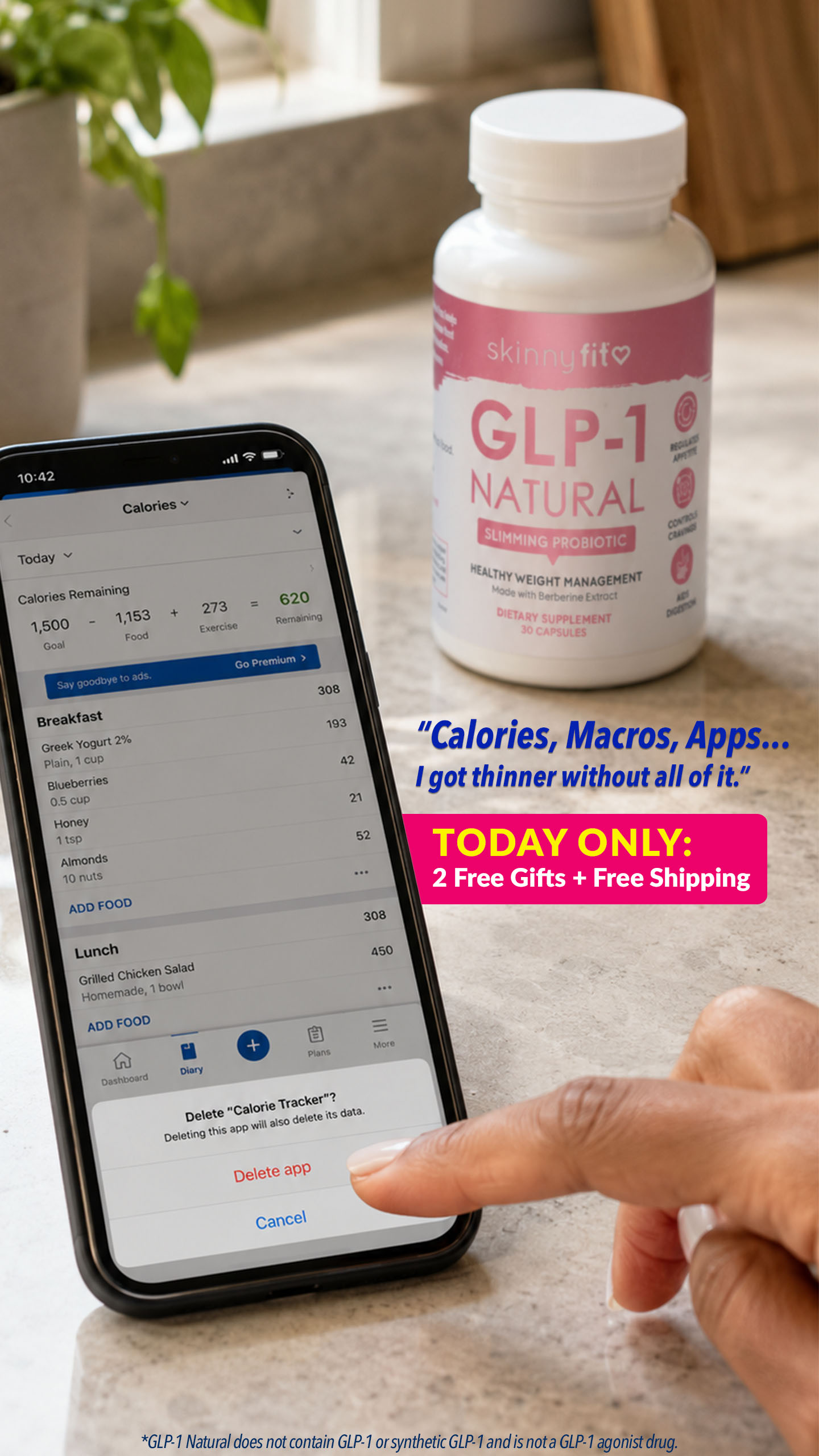 SkinnyFit Facebook ad