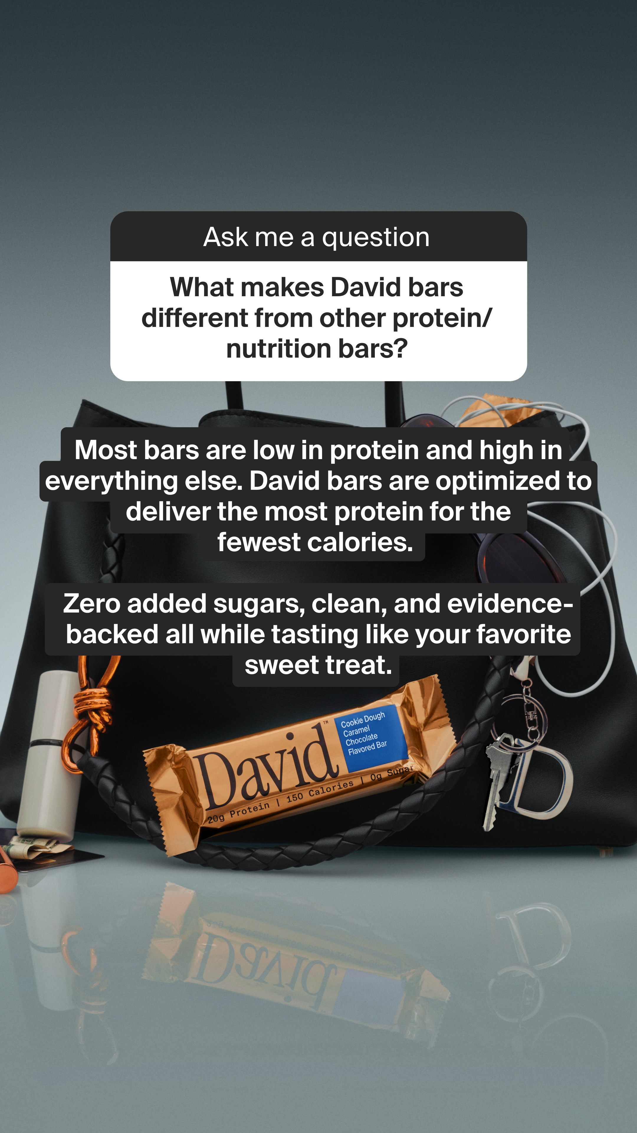David Protein Facebook ad