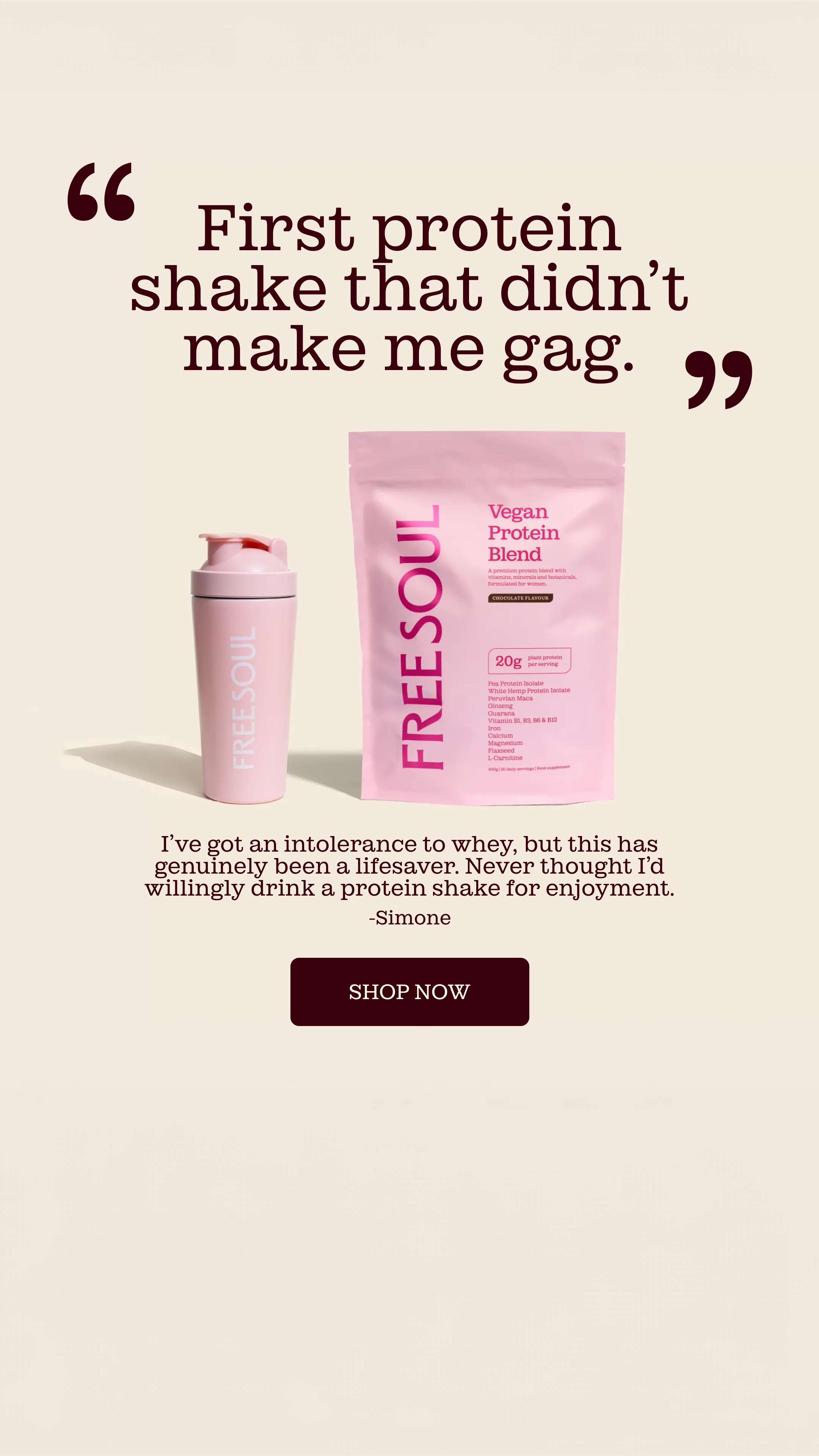 Free Soul Facebook ad