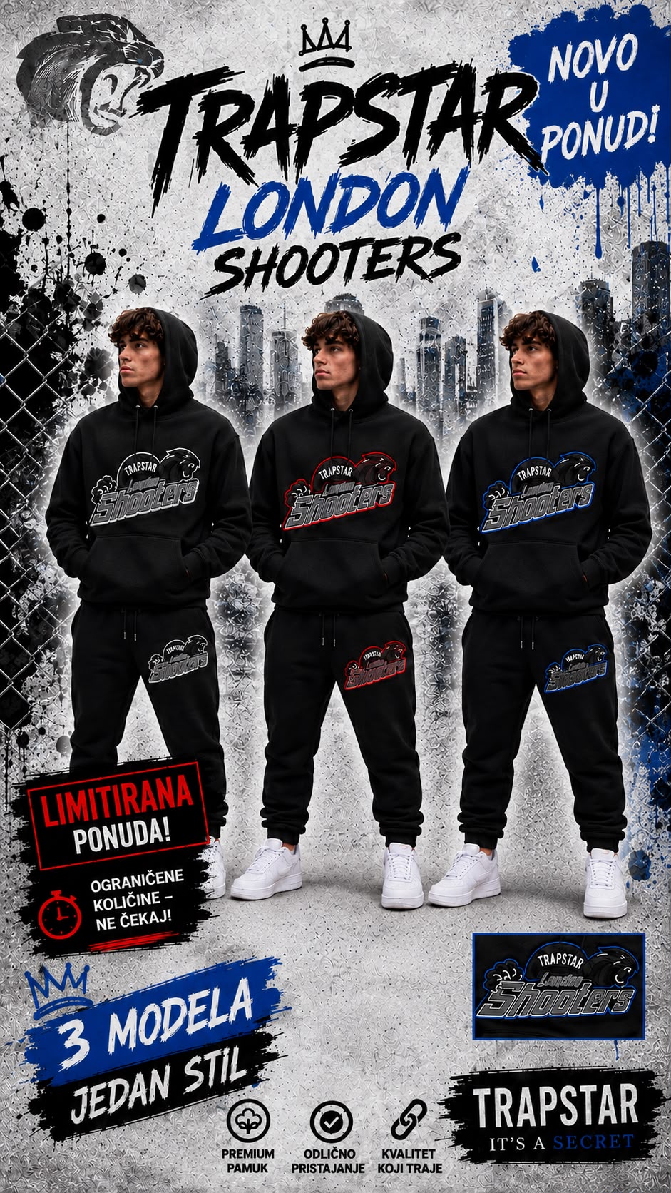 Zemunroomshow Facebook ad: Trapstar London Shooters