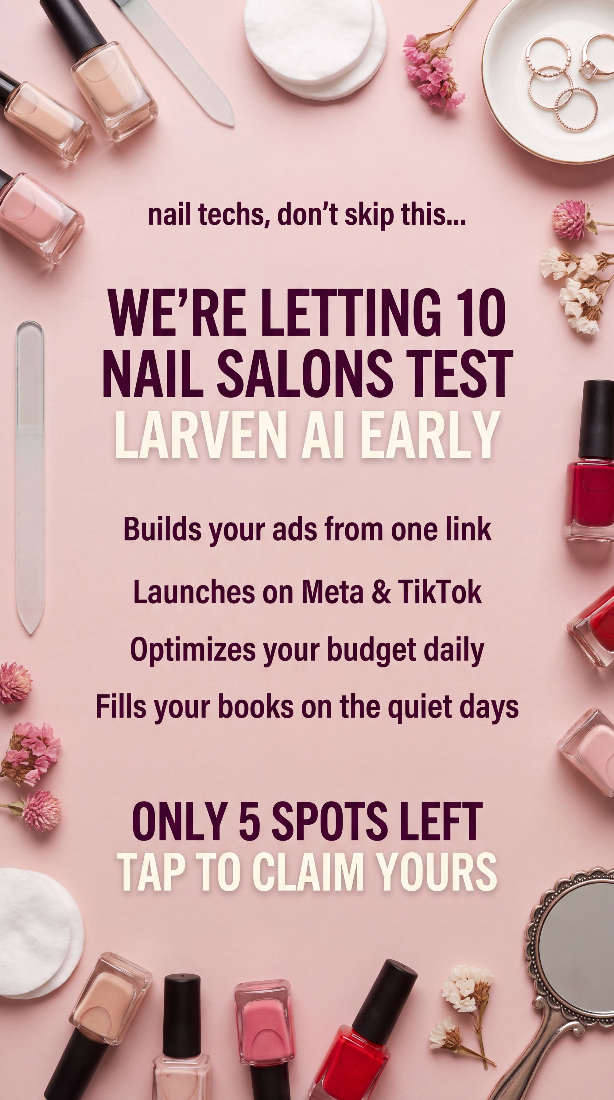 Larven AI Facebook ad