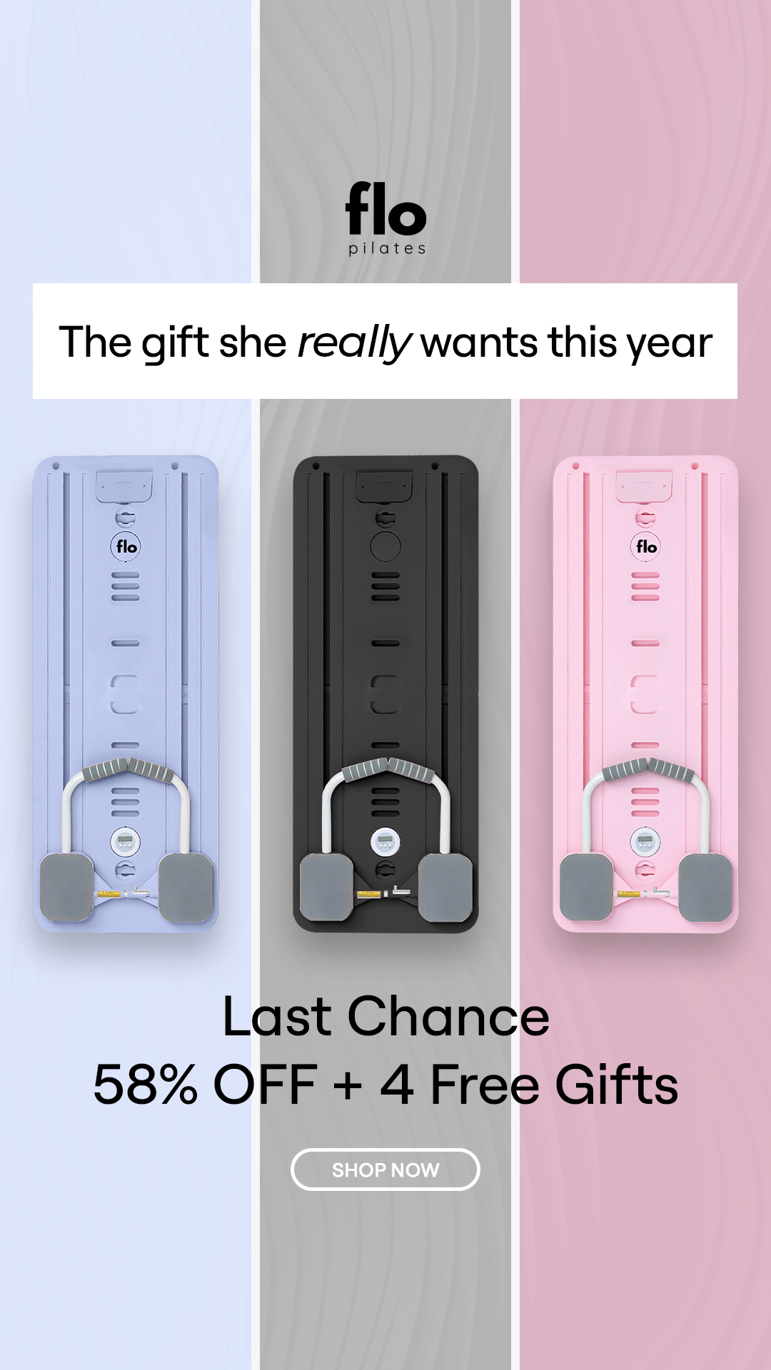 Flo Pilates Facebook ad