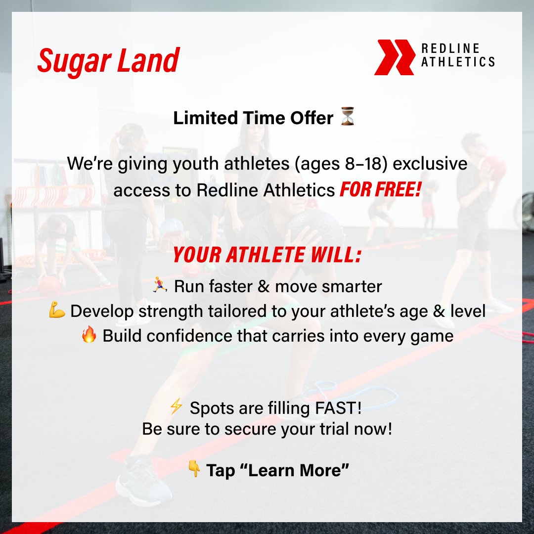 Redline Athletics - Sports Performance Facebook ad