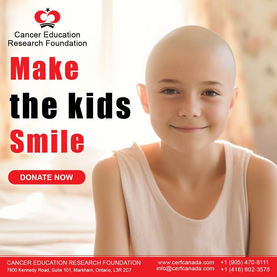 Cancer Education Research Foundation, Canada Facebook ad: Hope is what drives us forward, and with…