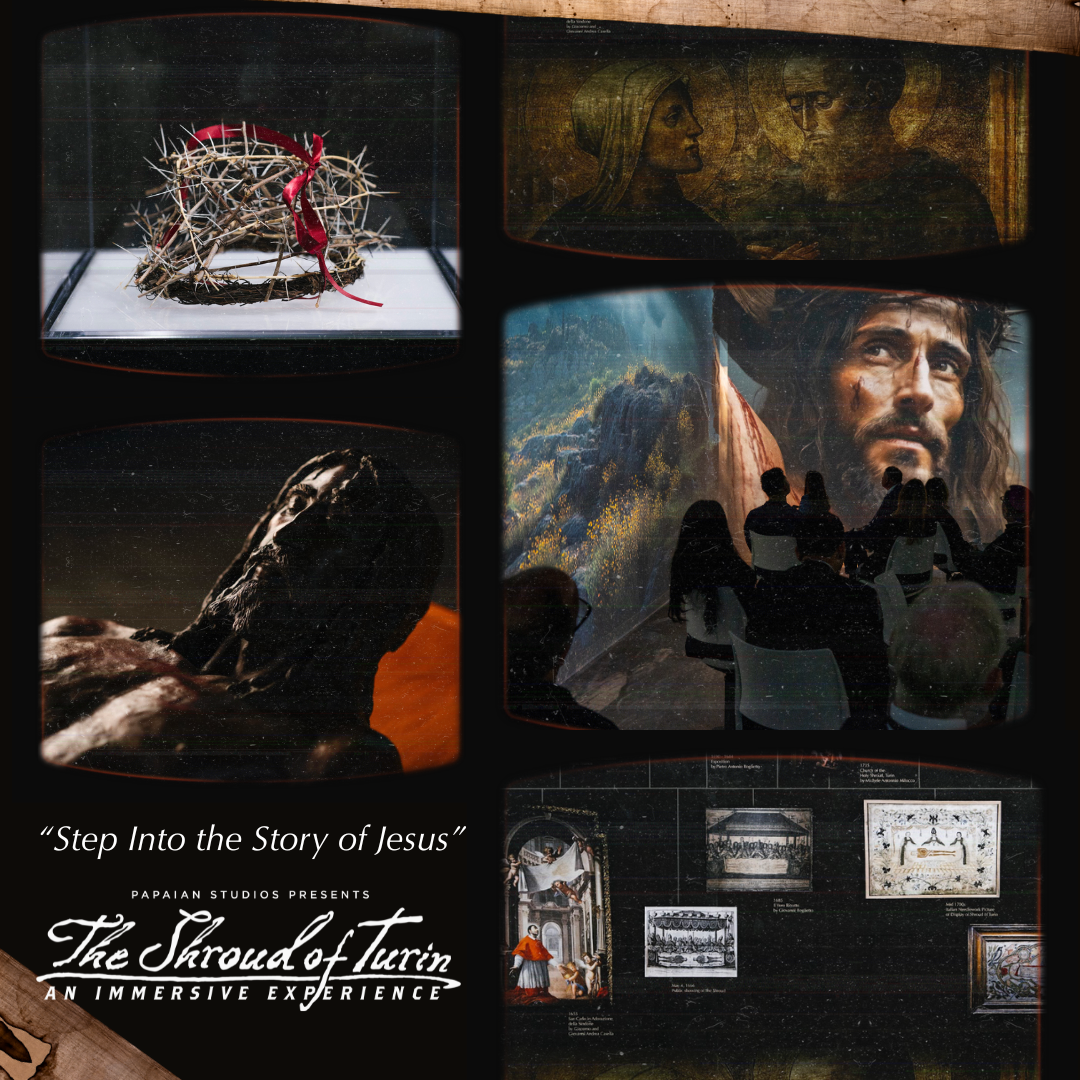 The Shroud of Turin Immersive Experience Facebook ad