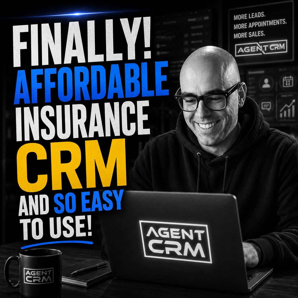 Agent CRM: AI-Powered Sales+Marketing Software Facebook ad