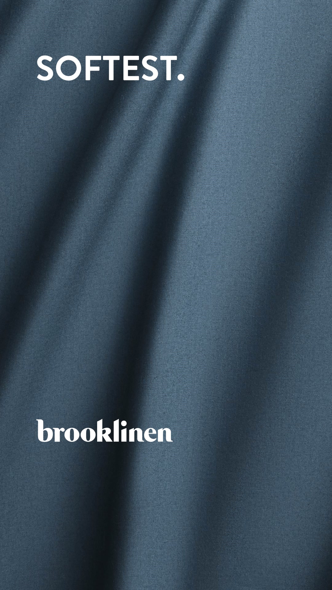 Brooklinen Facebook ad: Sleep in the BEST. SHEETS. EVER.