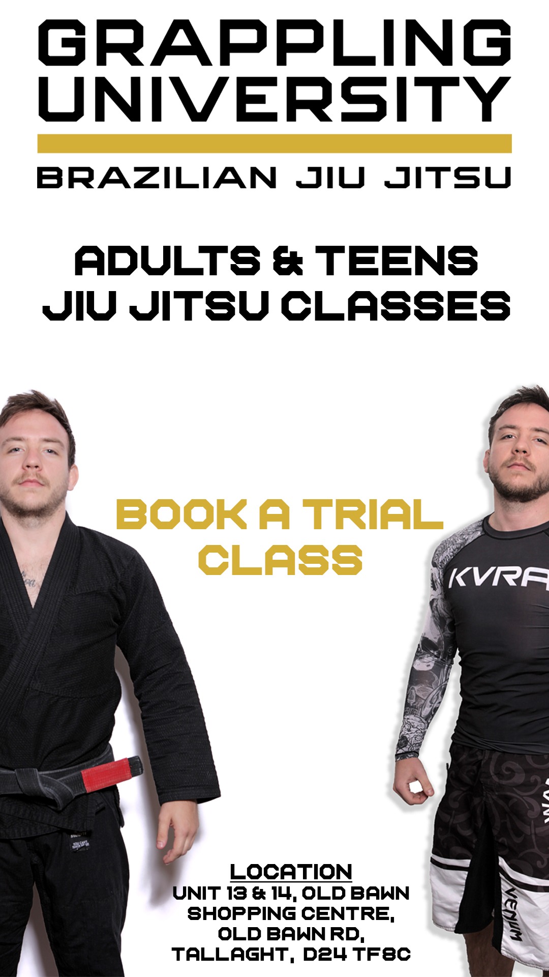 Grappling University - Brazilian Jiu Jitsu Facebook ad from Feb 24, 2026