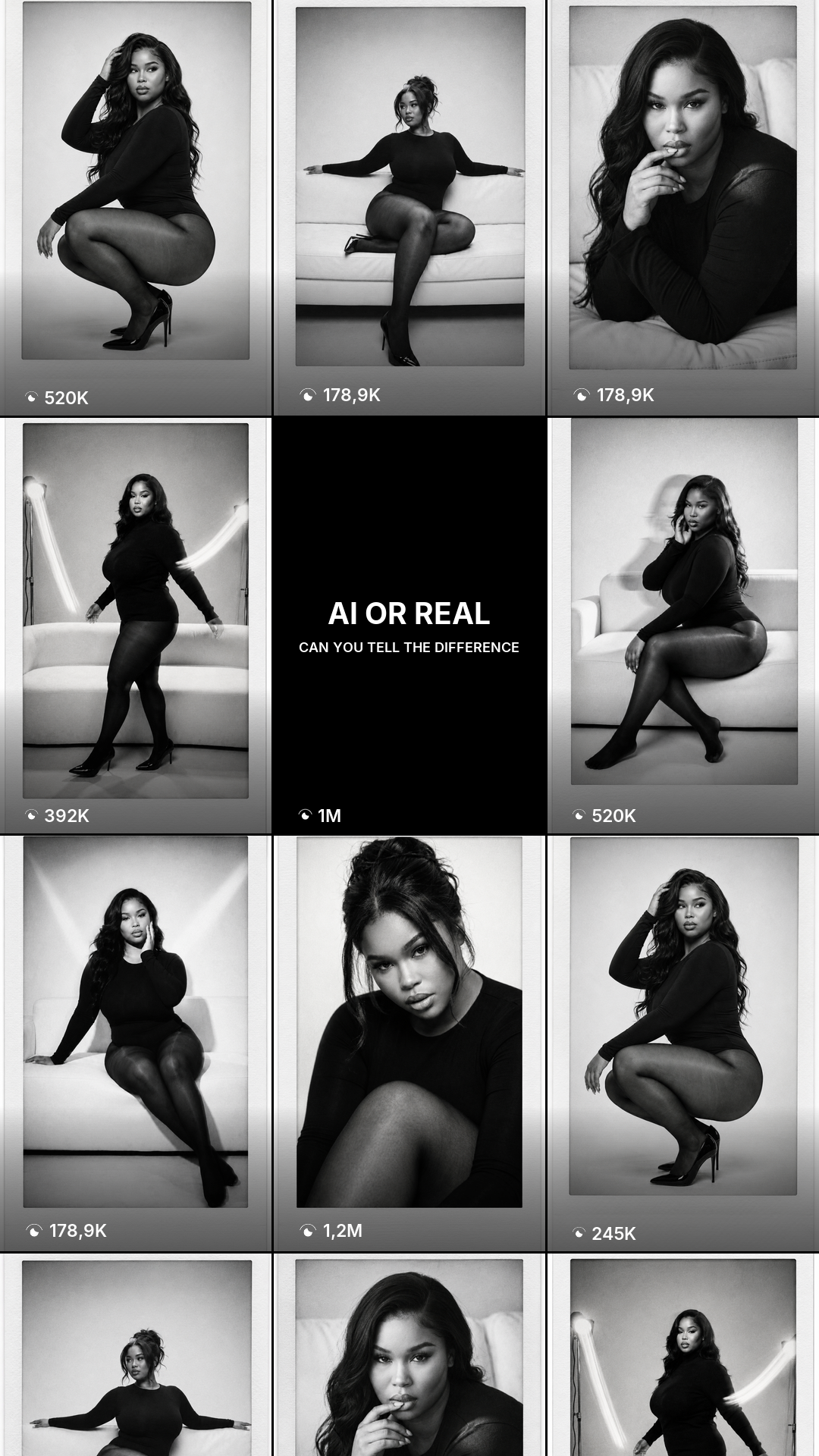 Glam AI: AI Content Generator App Facebook ad