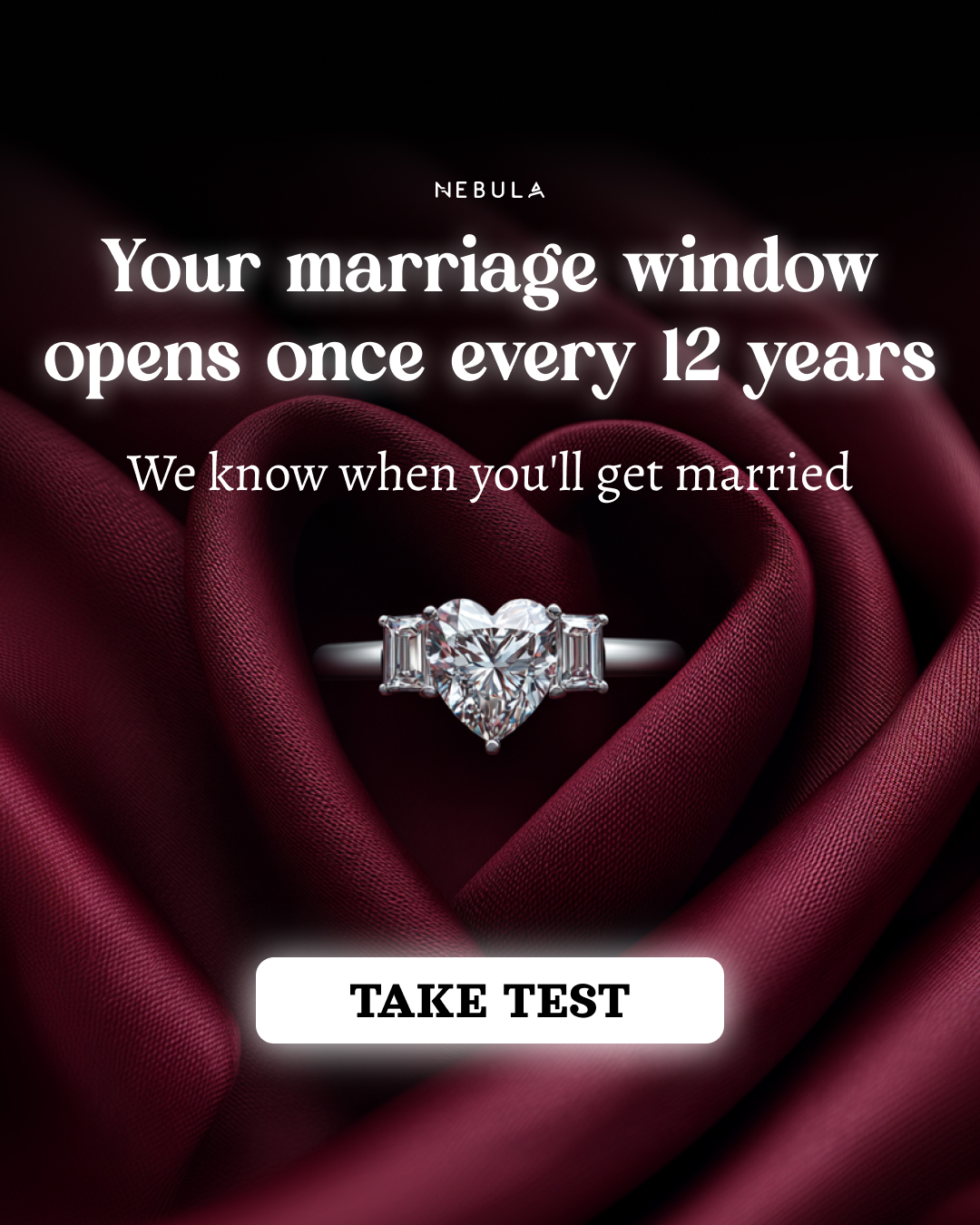 Nebula: Marriage Compatibility Facebook ad