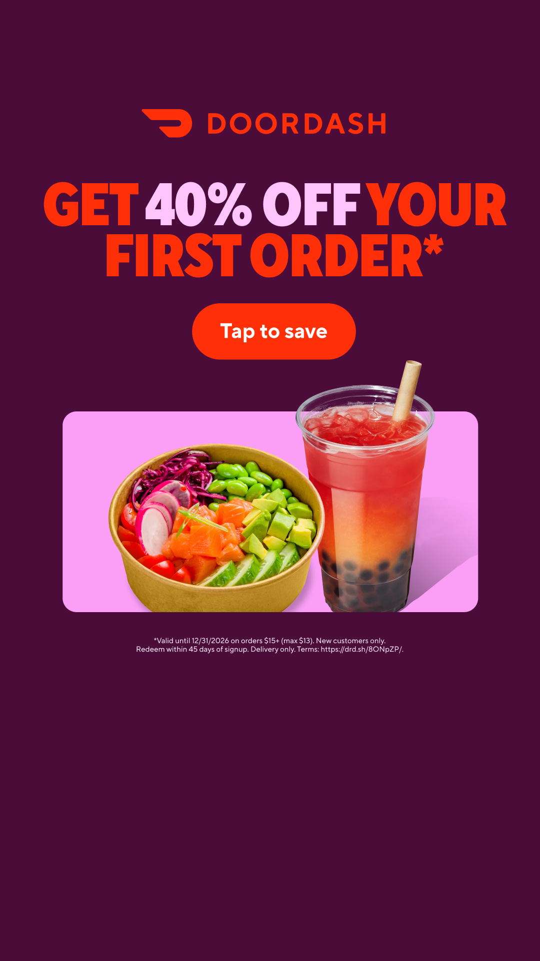 DoorDash Facebook ad