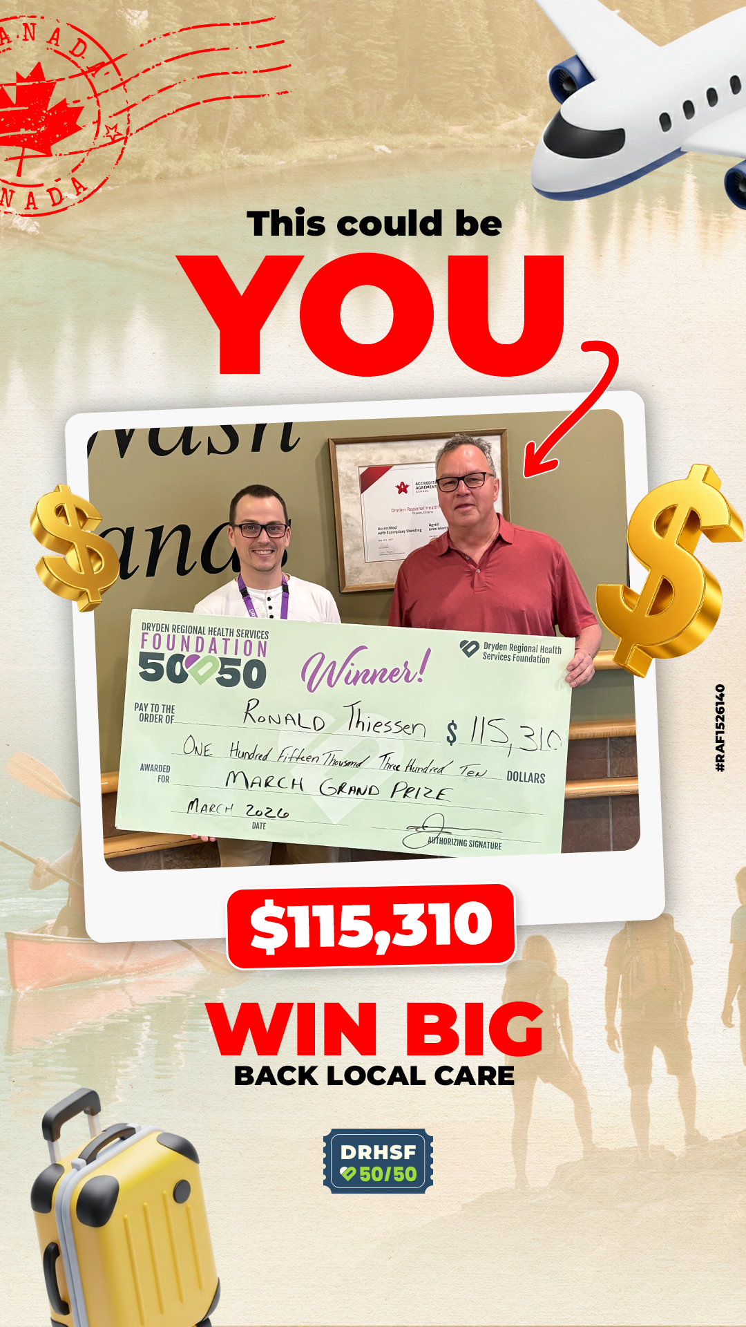 Dryden Regional Health Services Foundation Facebook ad