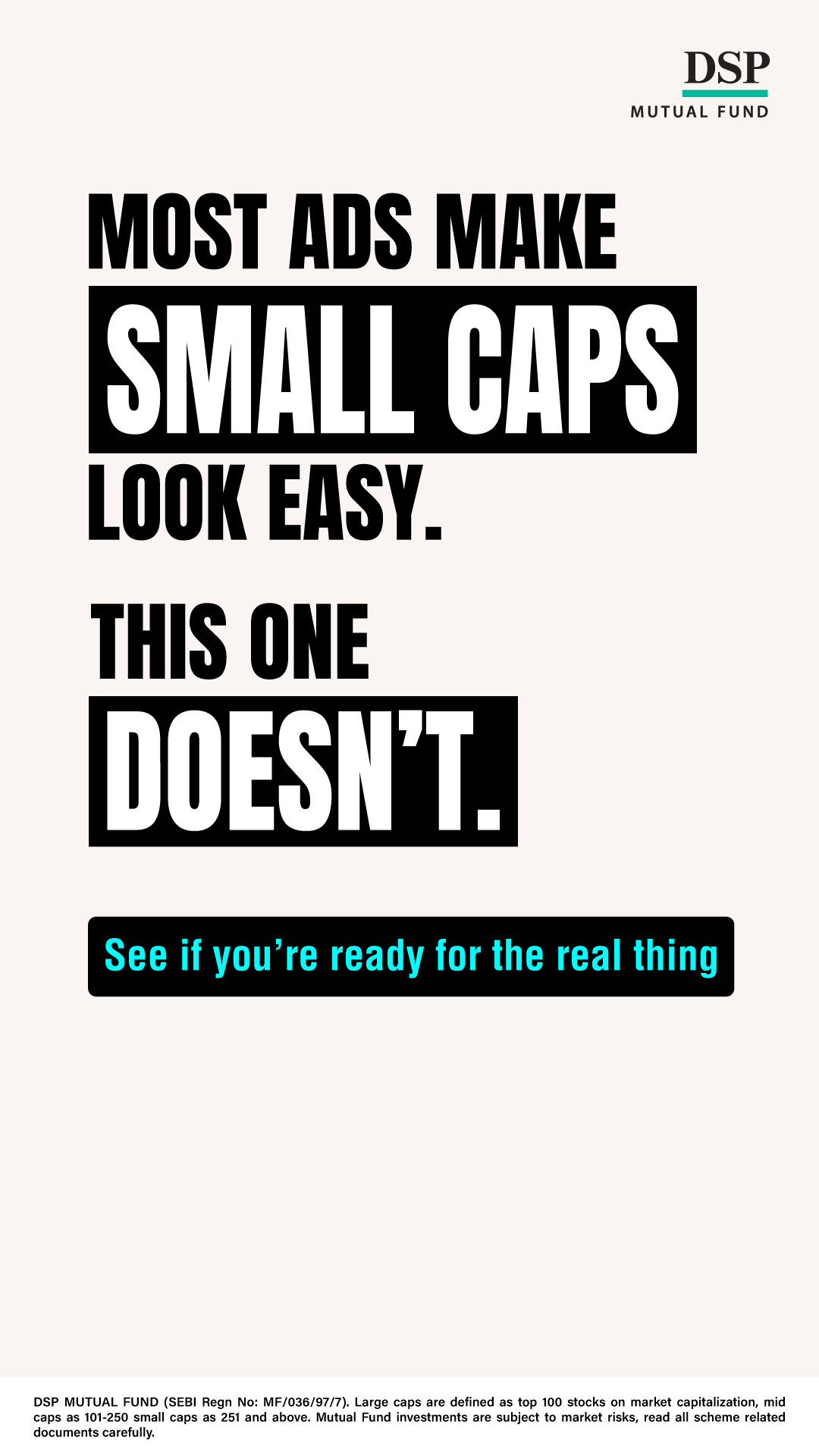 DSP Mutual Fund Facebook ad