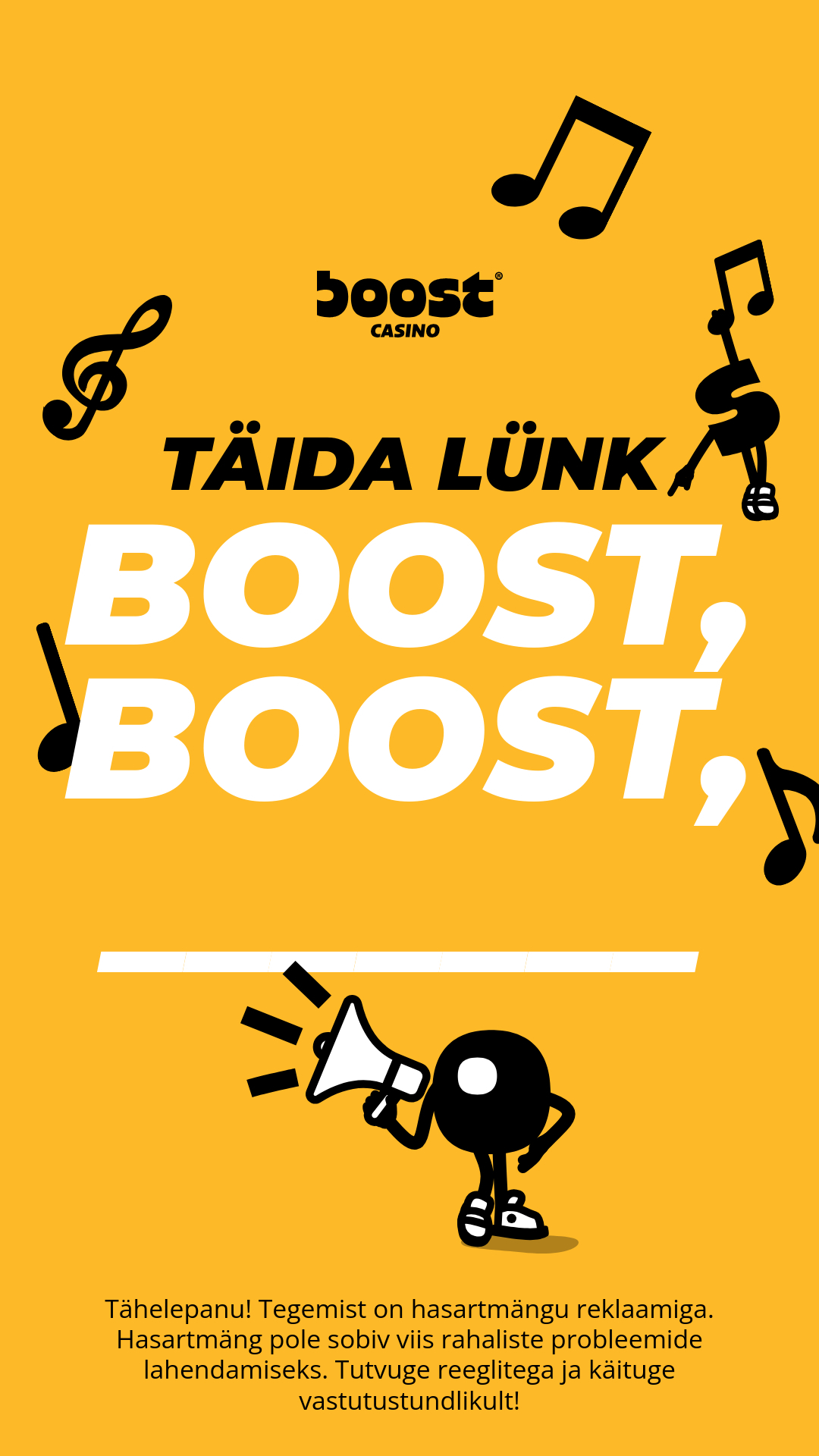 BoostCasino Estonia Facebook ad from Sep 11, 2025