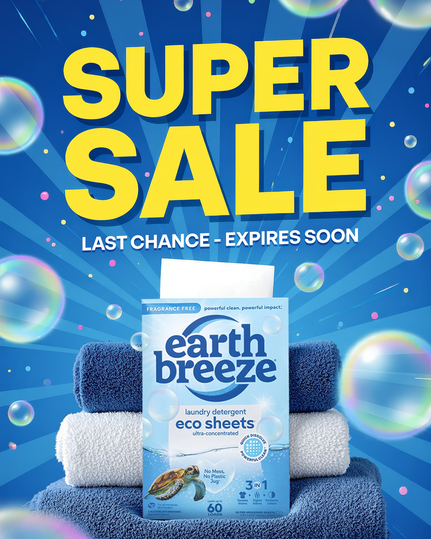 Earth Breeze Facebook ad