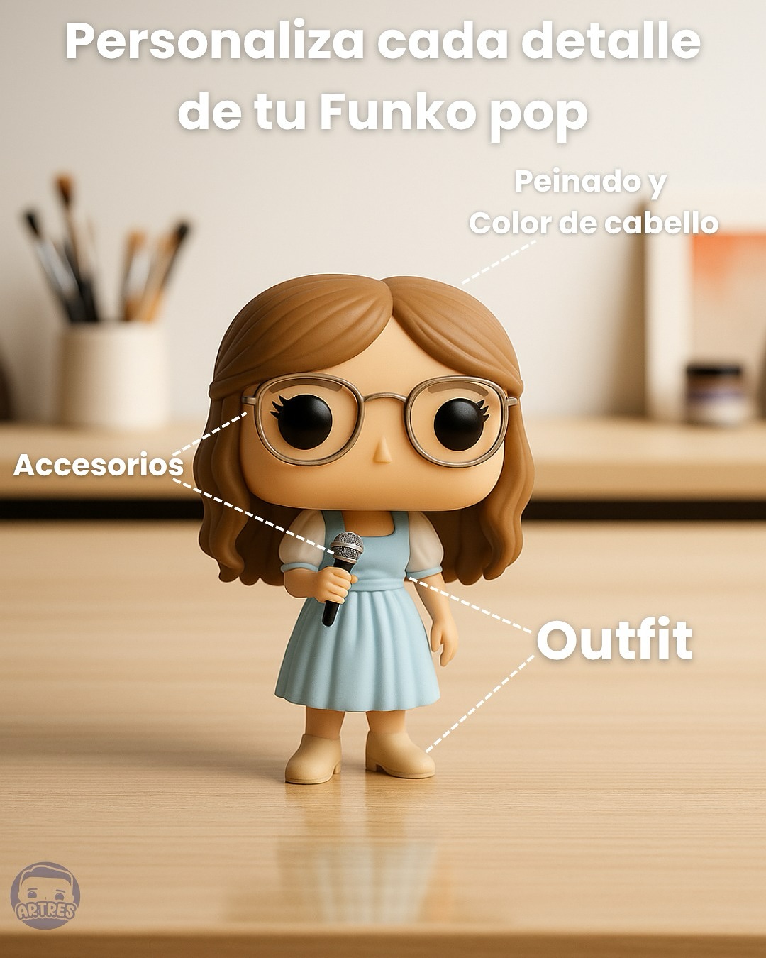 Artres D Facebook ad: ¡Personaliza cada detalle de tu Funko Pop!
