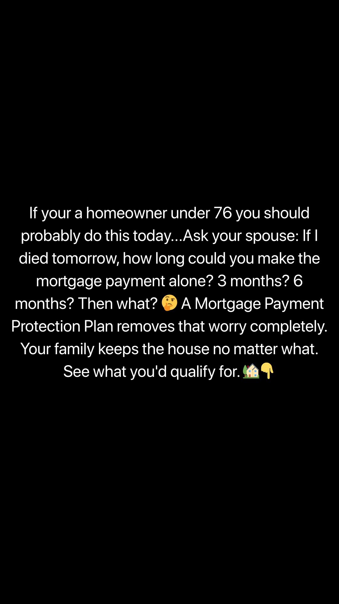 American Mortgage Protection Facebook ad