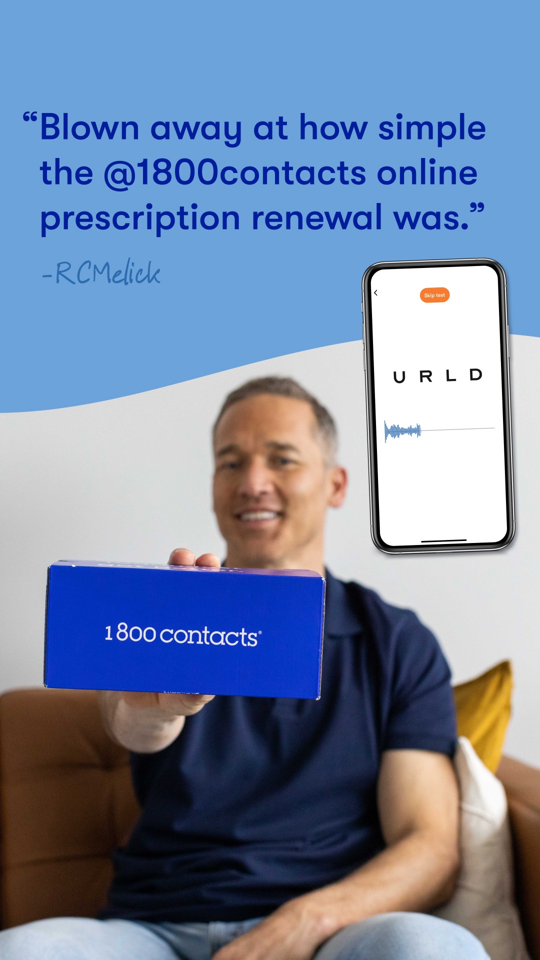 1-800 Contacts Facebook ad