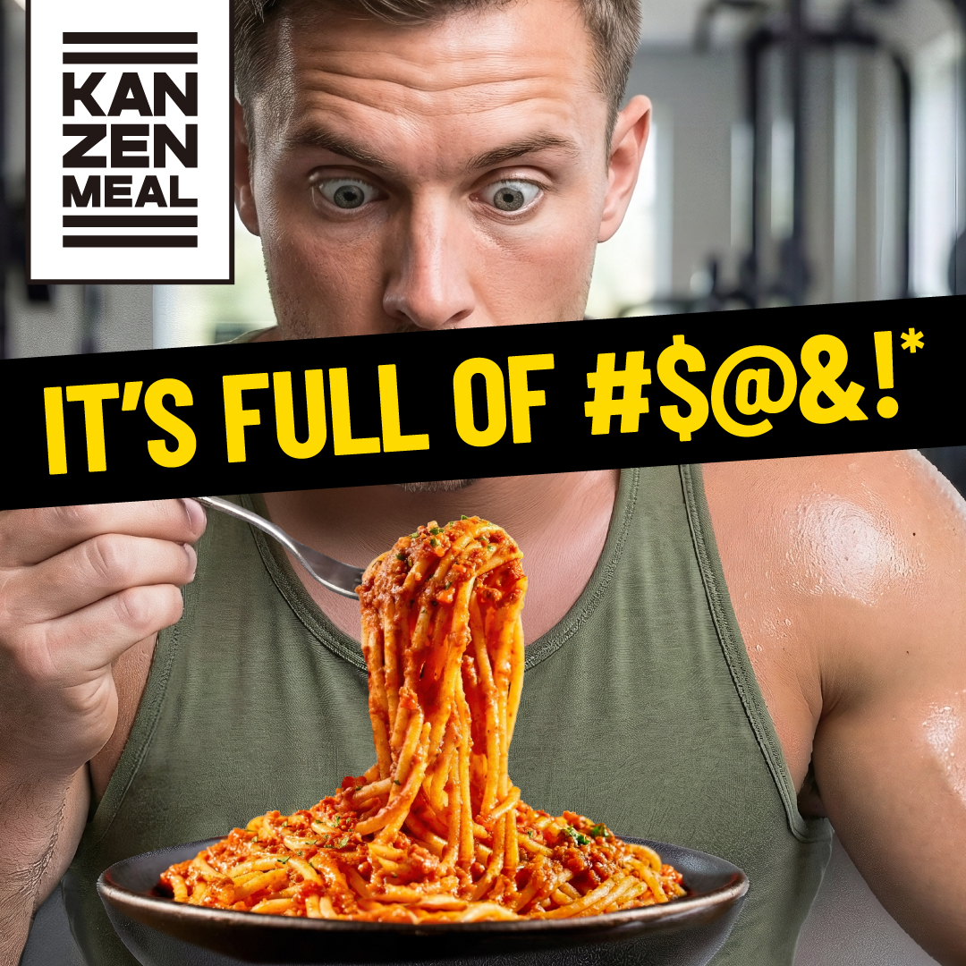 KANZEN MEAL Facebook ad: If your Spaghetti was nutrient-dense & obscenely delicious…