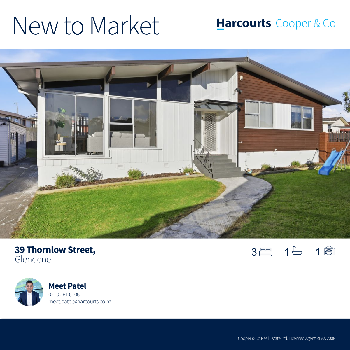 Harcourts Cooper & Co Real Estate Facebook ad