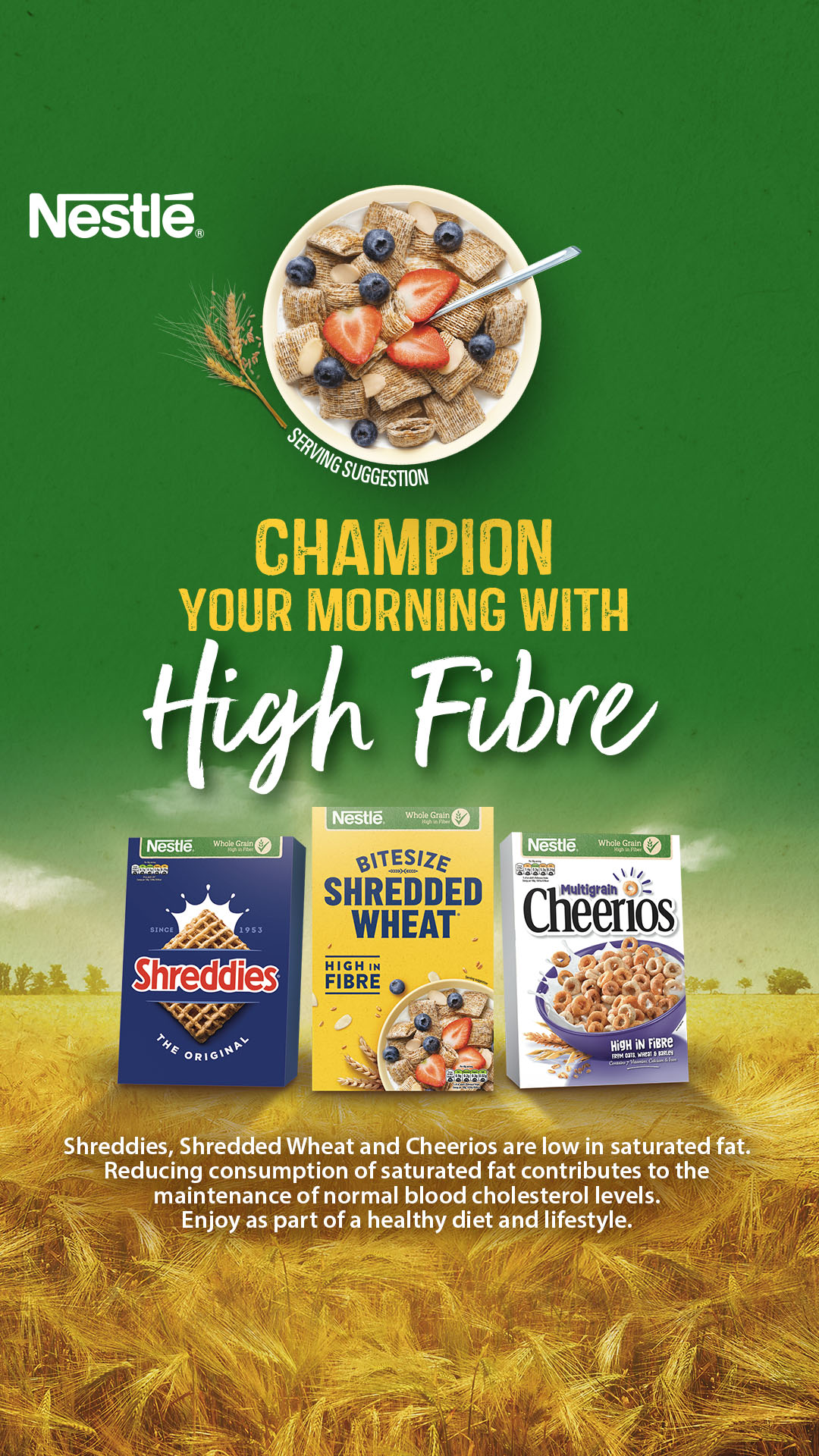 Nestlé Cereals UK & Ireland Facebook ad from Jan 22, 2026